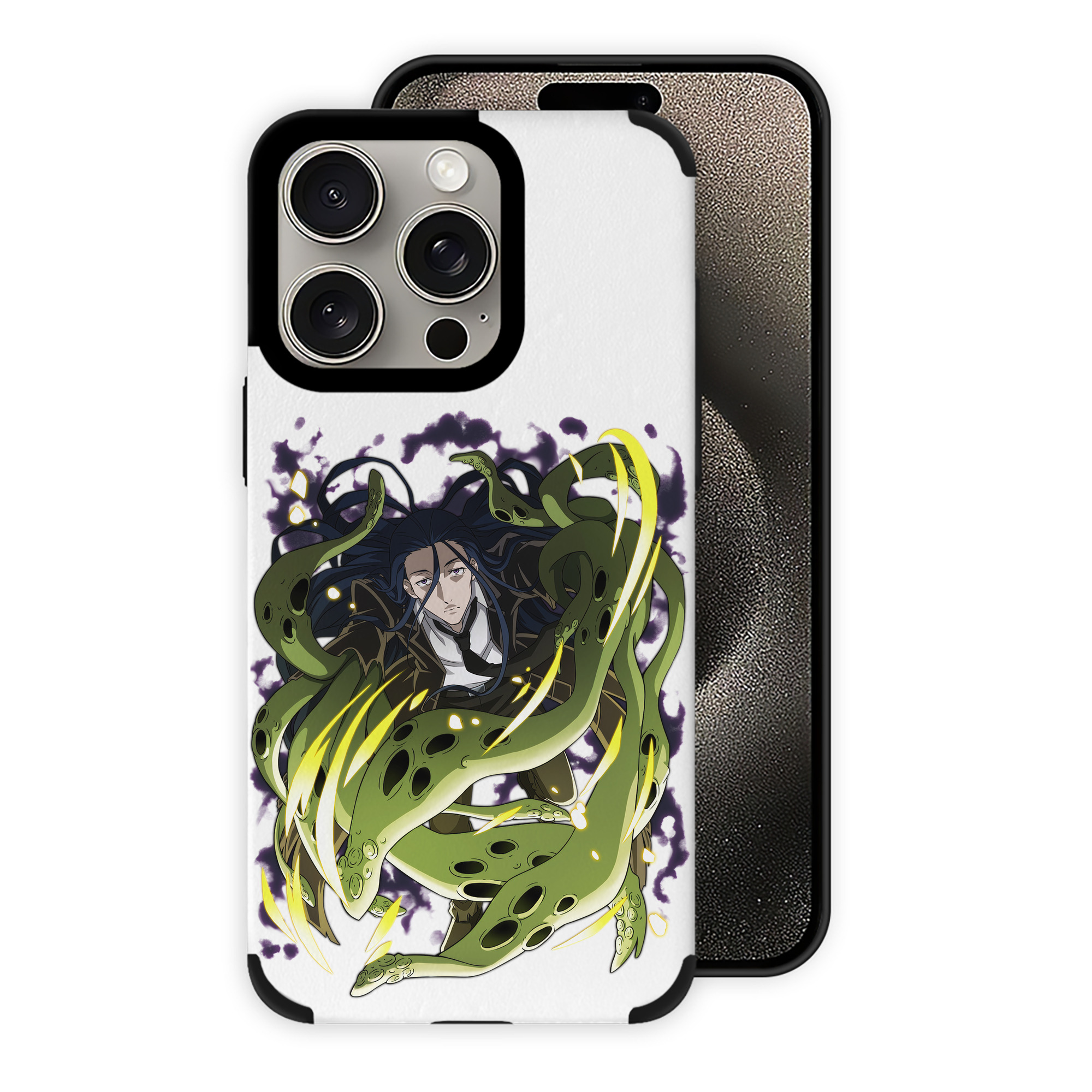 （画像用） 文豪ストレイドッグス Bungo Stray Dogs 【iPhone15ProMax対応】 PUレザー スマホケース 耐衝撃＆黄変防止