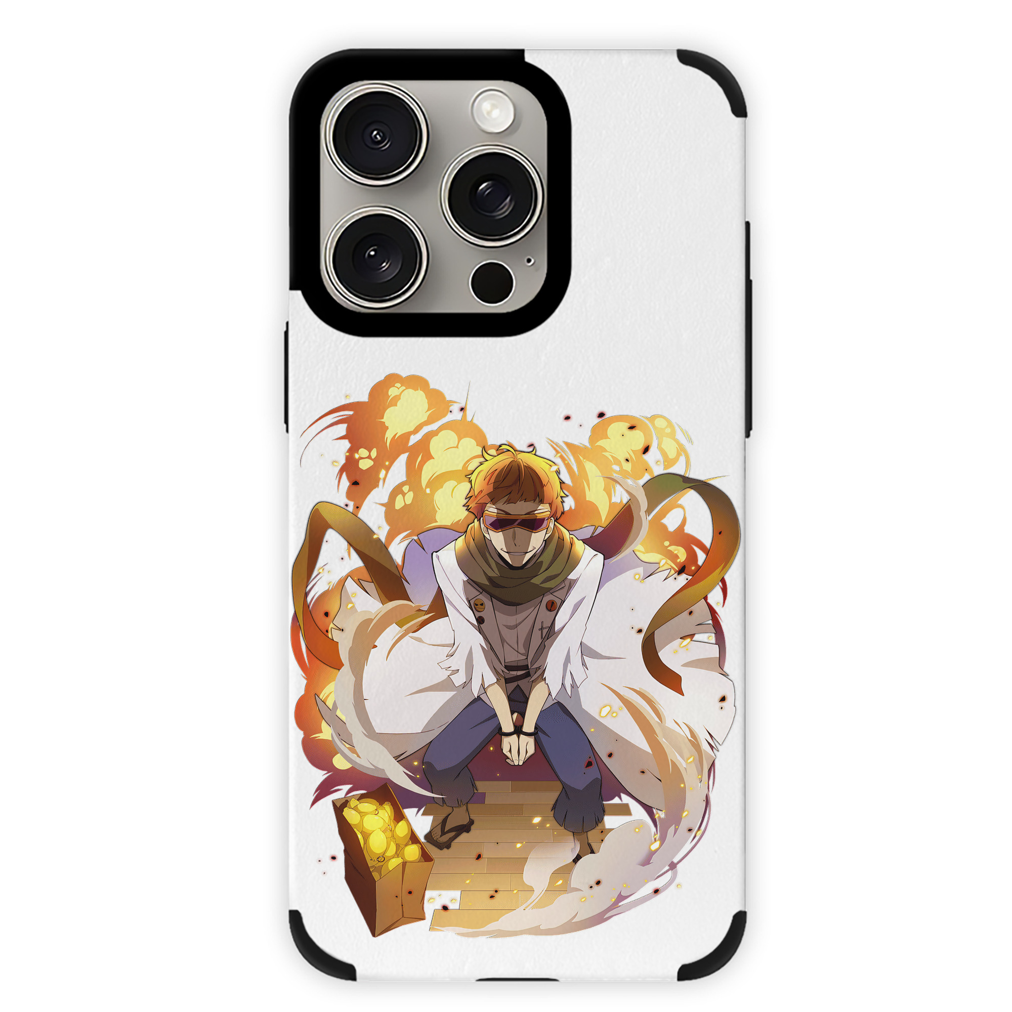 （画像用） 文豪ストレイドッグス Bungo Stray Dogs 【iPhone15ProMax対応】 PUレザー スマホケース 耐衝撃＆黄変防止