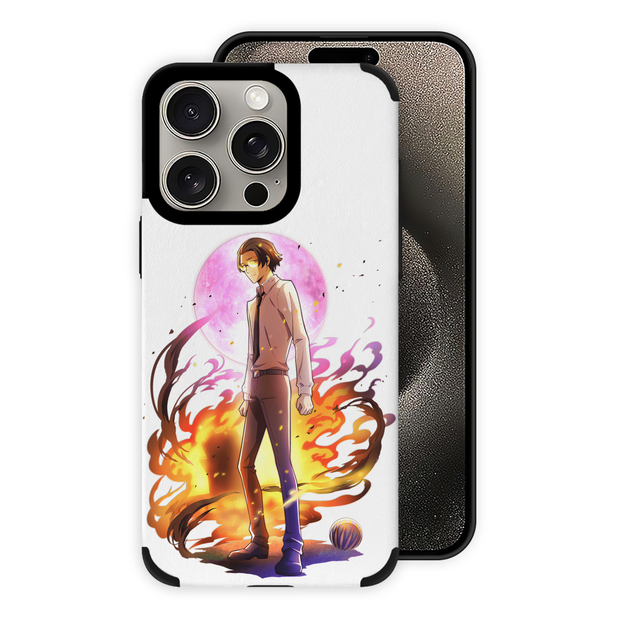 （画像用） 文豪ストレイドッグス Bungo Stray Dogs 【iPhone15ProMax対応】 PUレザー スマホケース 耐衝撃＆黄変防止