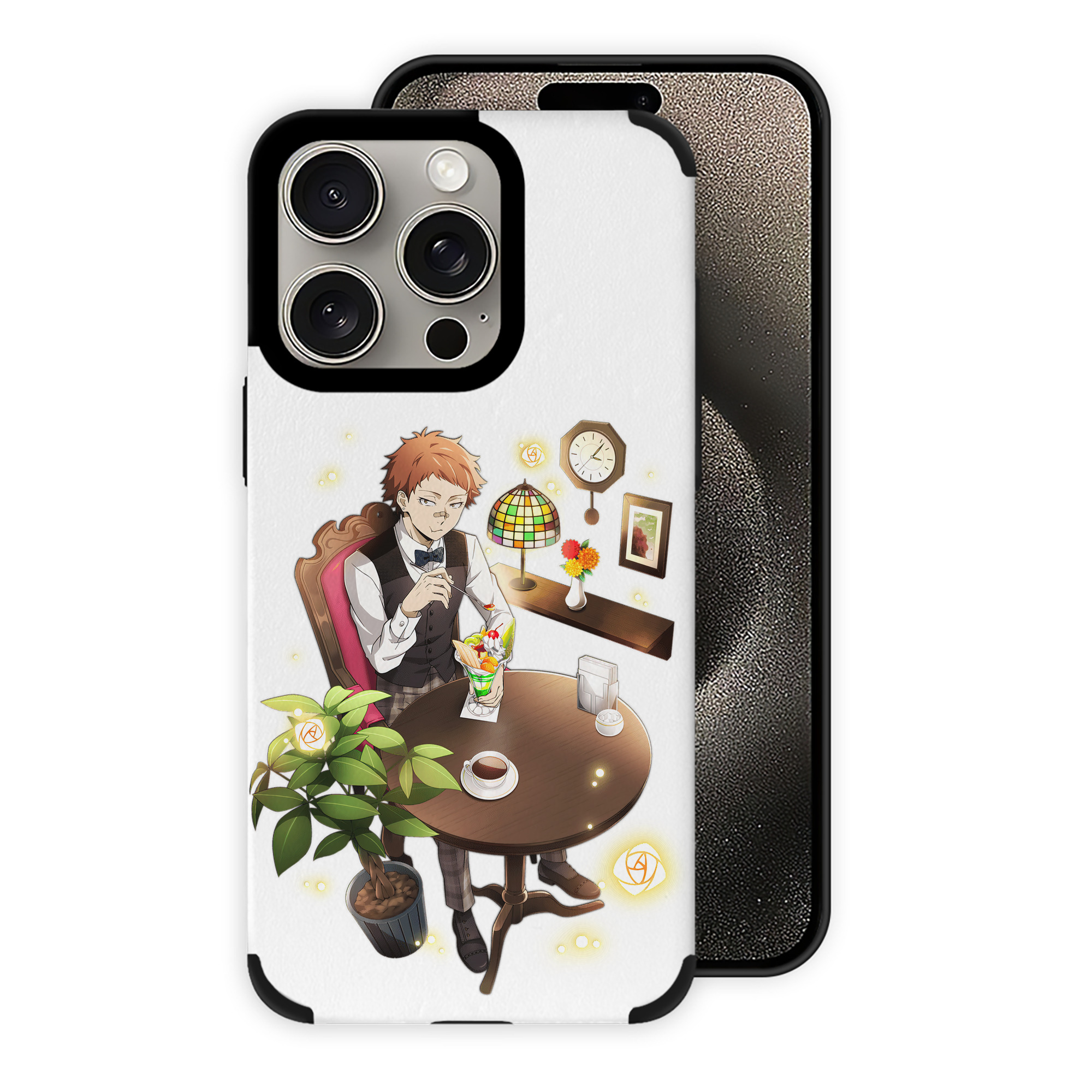 （画像用） 文豪ストレイドッグス Bungo Stray Dogs 【iPhone15ProMax対応】 PUレザー スマホケース 耐衝撃＆黄変防止