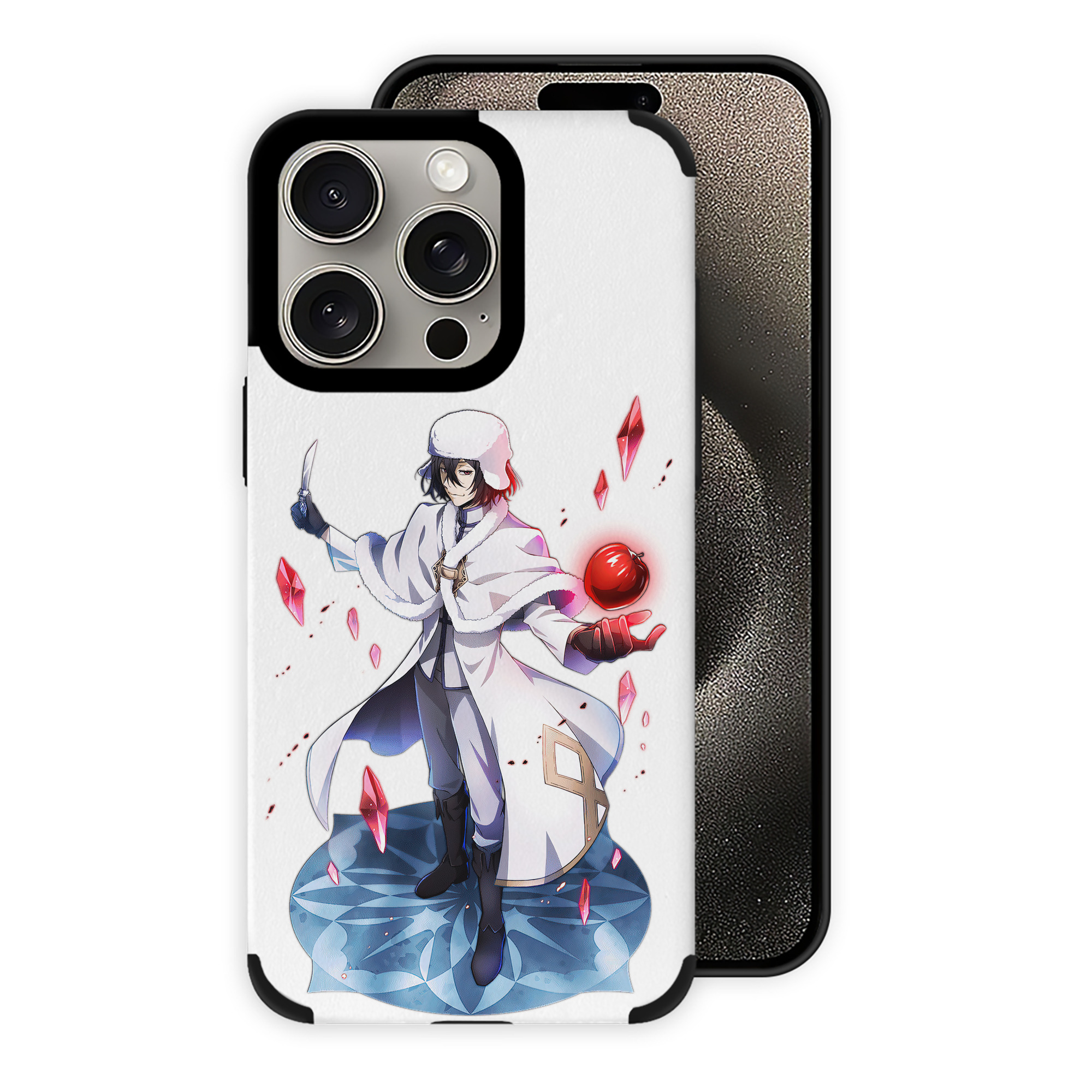 （画像用） 文豪ストレイドッグス Bungo Stray Dogs 【iPhone15ProMax対応】 PUレザー スマホケース 耐衝撃＆黄変防止