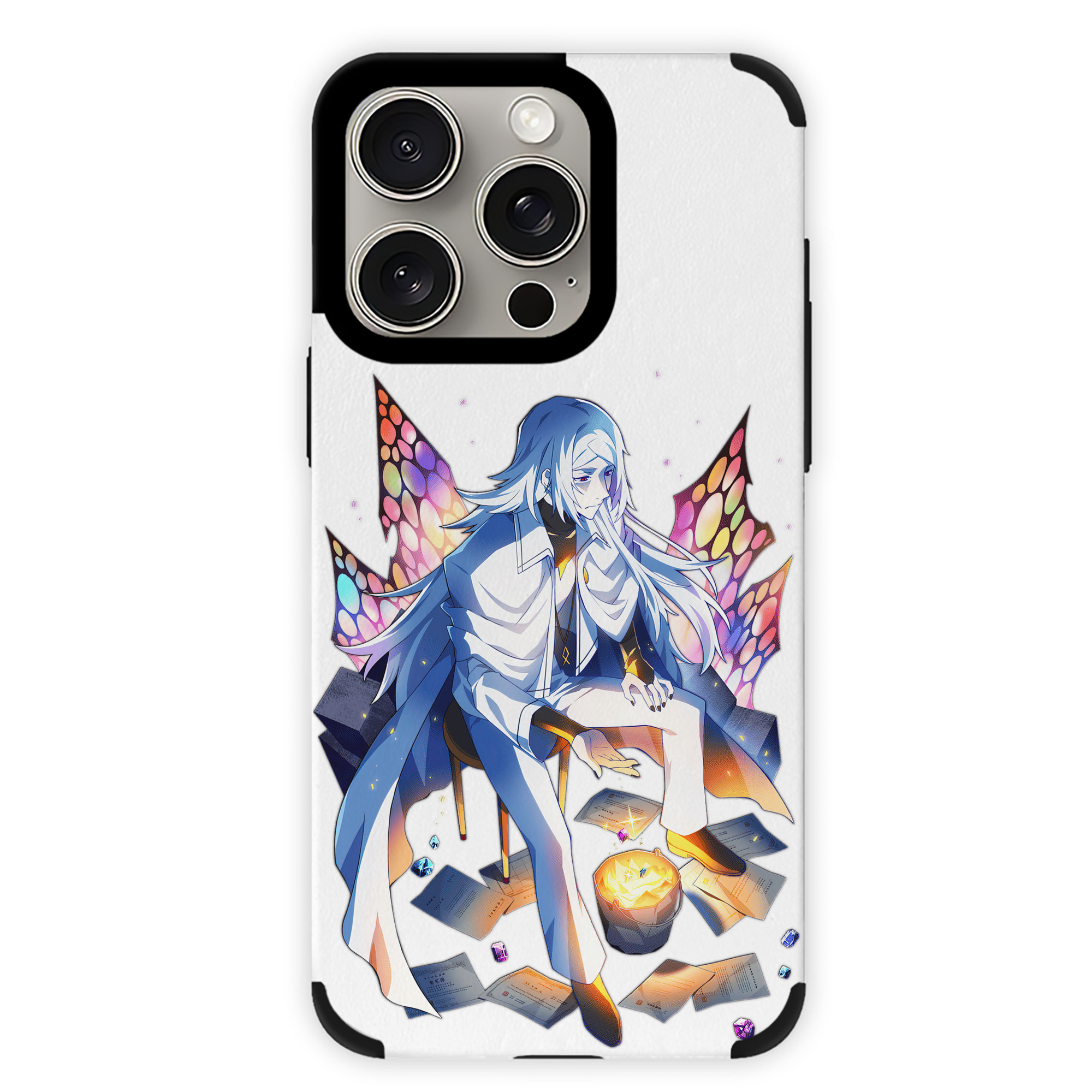 （画像用） 文豪ストレイドッグス Bungo Stray Dogs 【iPhone15ProMax対応】 PUレザー スマホケース 耐衝撃＆黄変防止