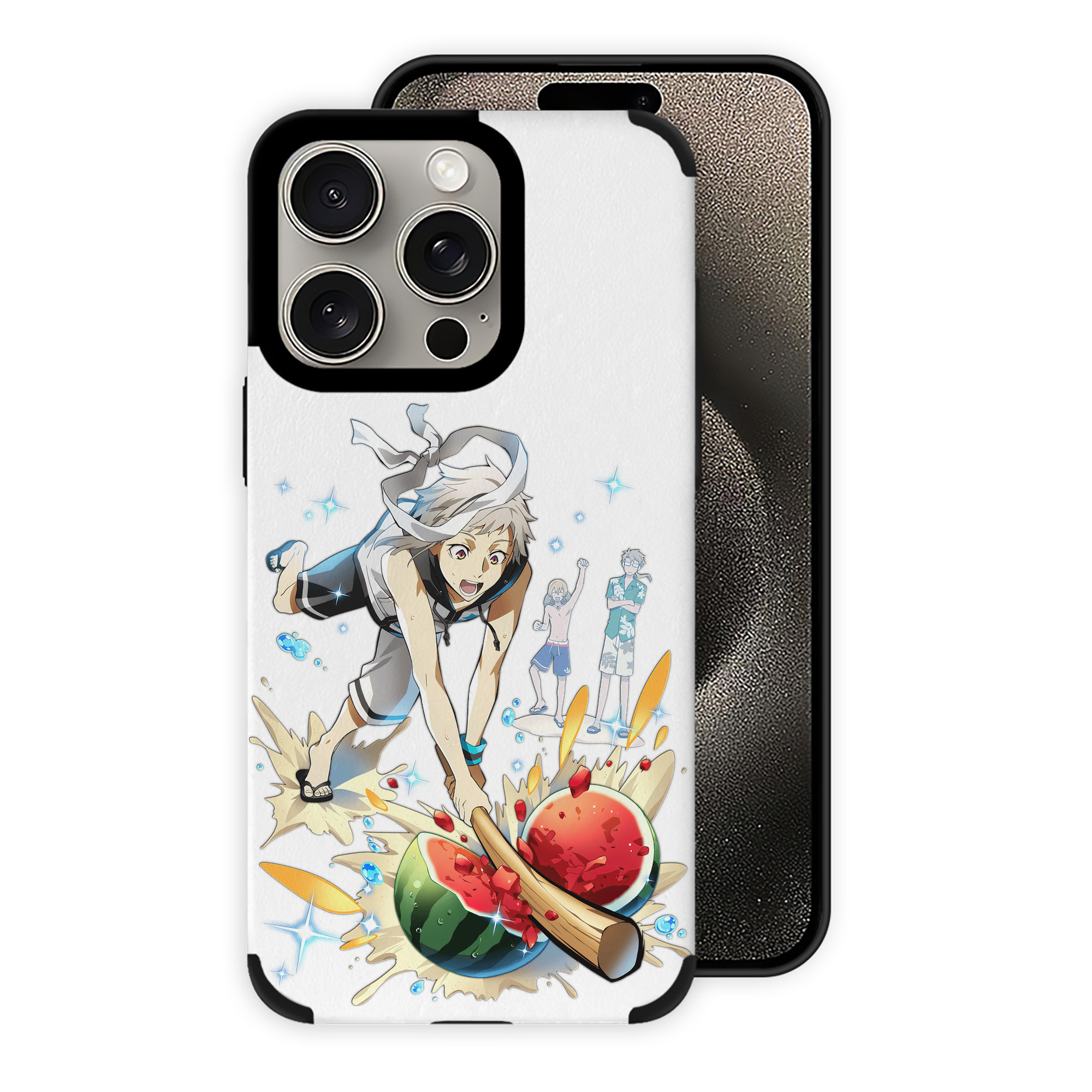 （画像用） 文豪ストレイドッグス Bungo Stray Dogs 【iPhone15ProMax対応】 PUレザー スマホケース 耐衝撃＆黄変防止