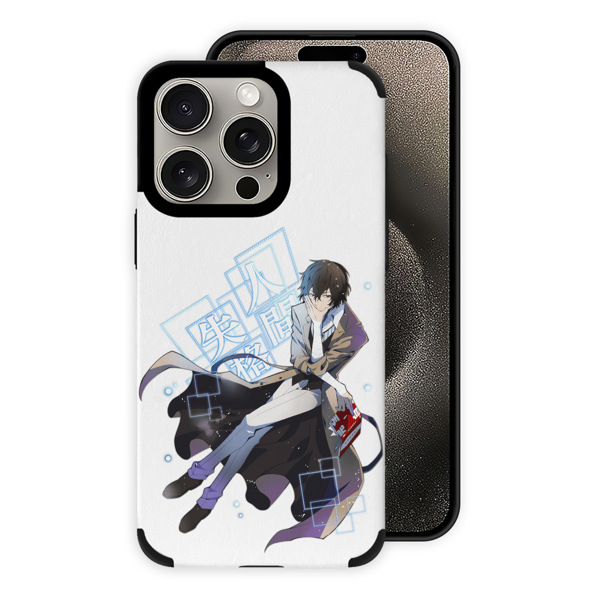 （画像用） 文豪ストレイドッグス Bungo Stray Dogs 【iPhone15ProMax対応】 PUレザー スマホケース 耐衝撃＆黄変防止