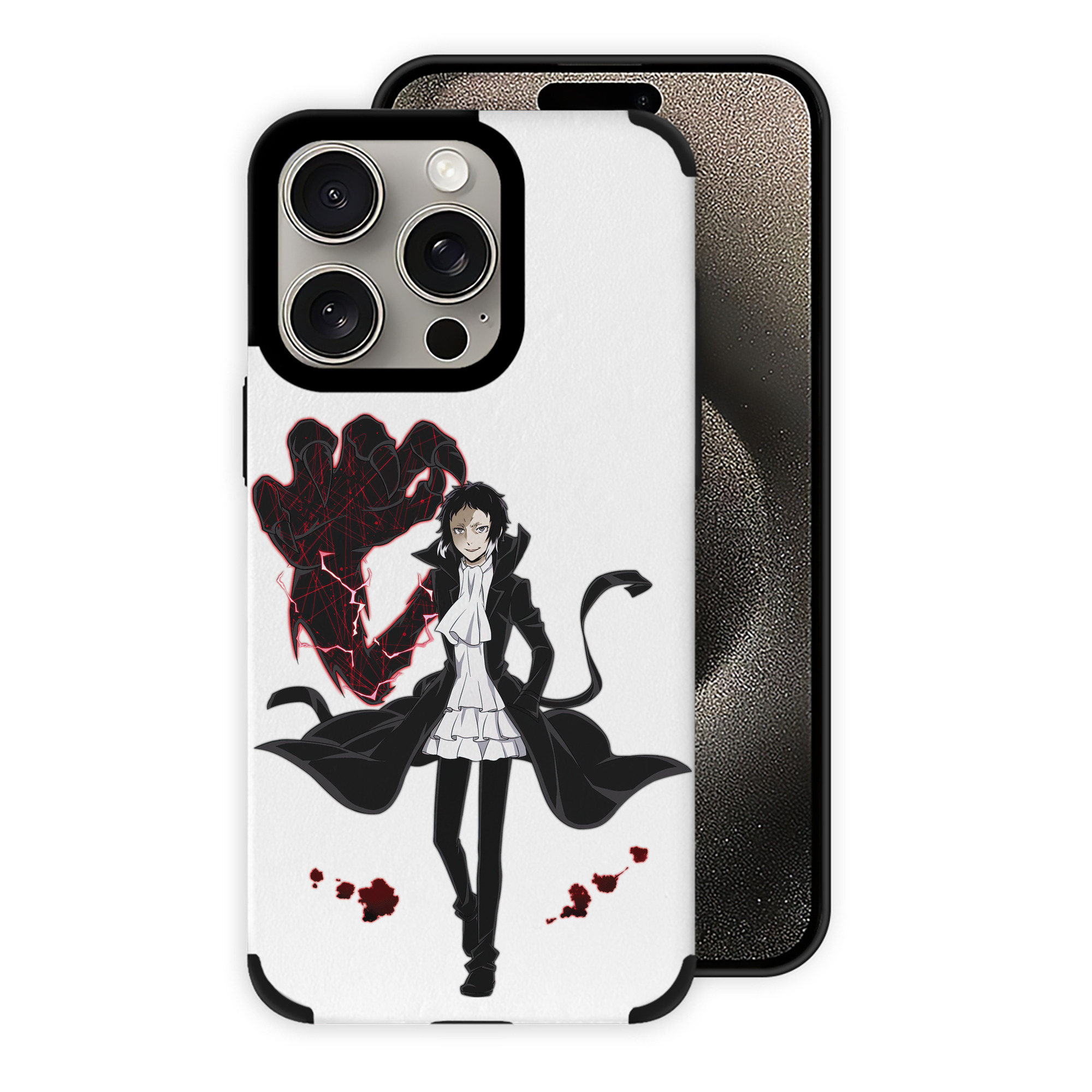 （画像用） 文豪ストレイドッグス Bungo Stray Dogs 【iPhone15ProMax対応】 PUレザー スマホケース 耐衝撃＆黄変防止