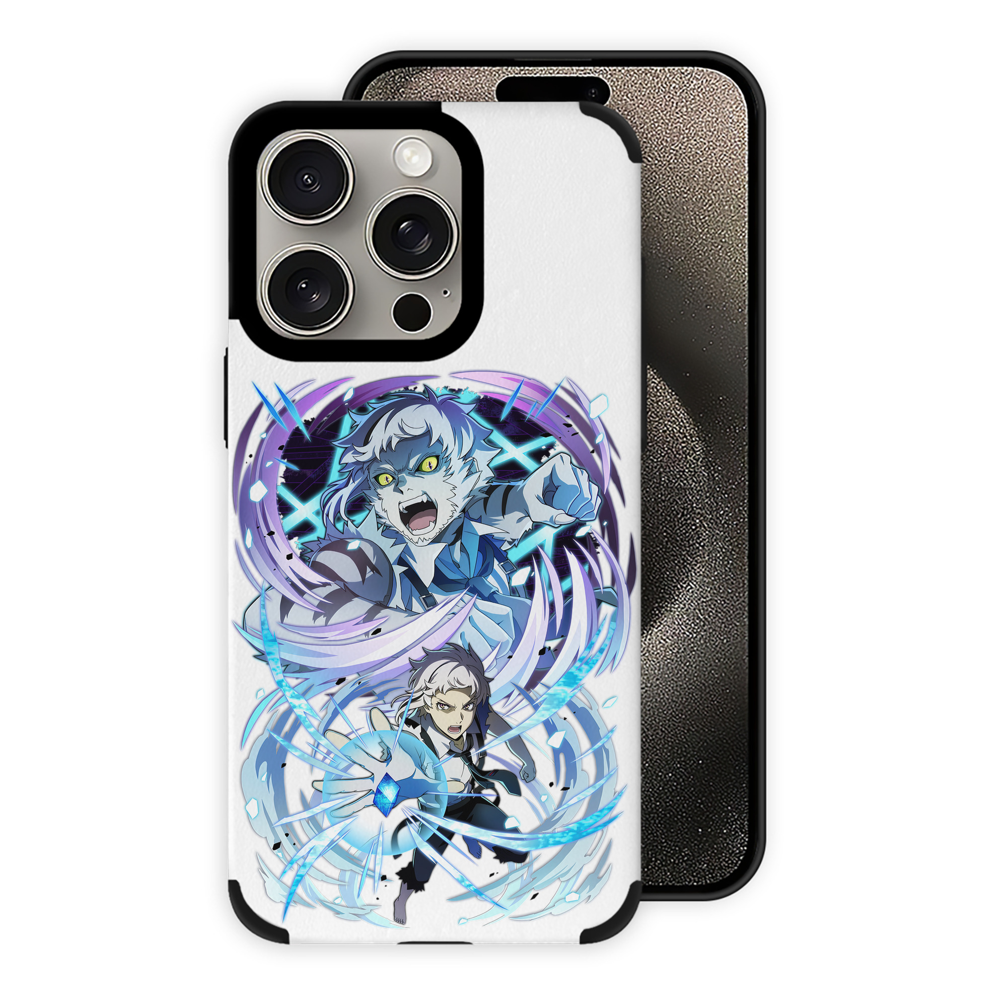 （画像用） 文豪ストレイドッグス Bungo Stray Dogs 【iPhone15ProMax対応】 PUレザー スマホケース 耐衝撃＆黄変防止