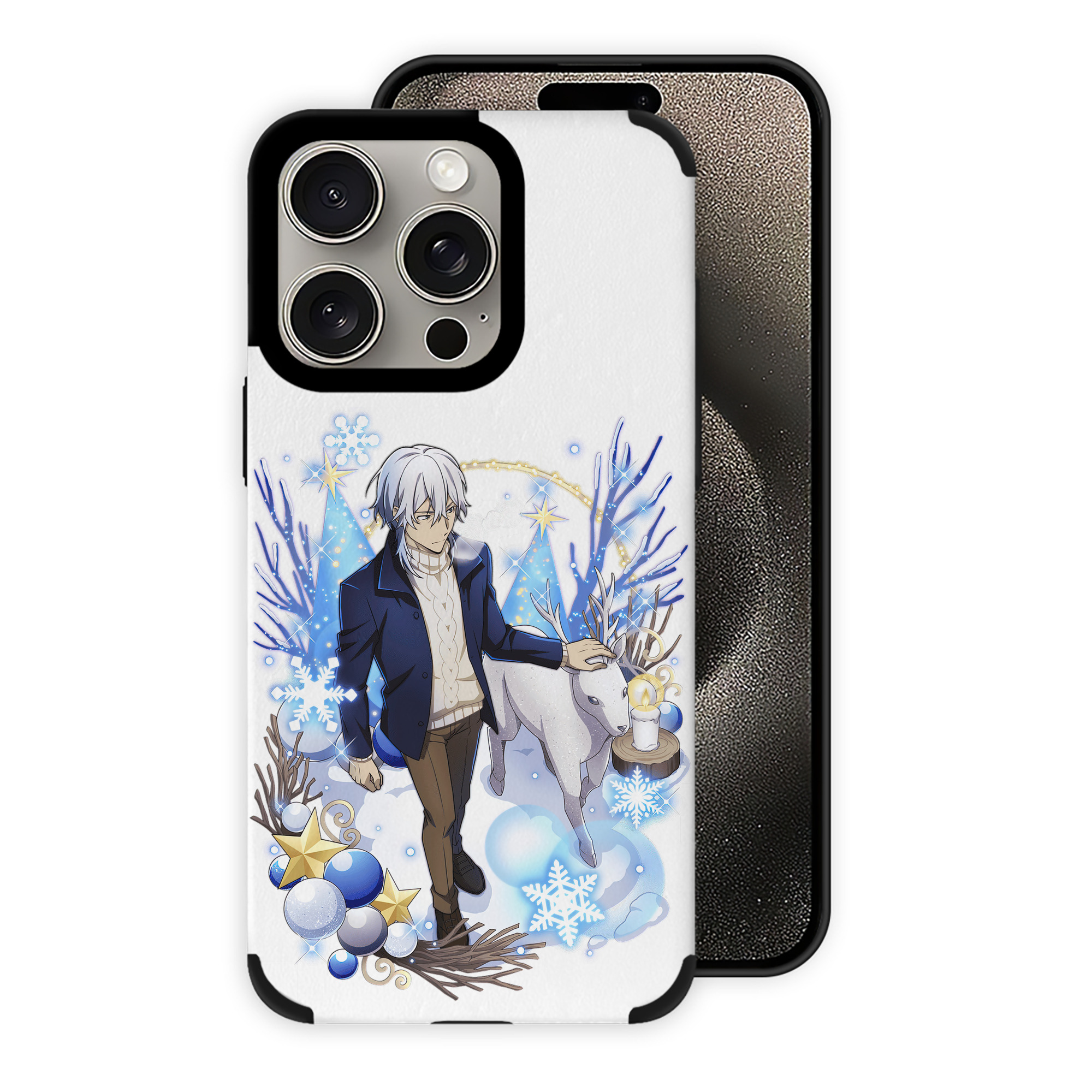 （画像用） 文豪ストレイドッグス Bungo Stray Dogs 【iPhone15ProMax対応】 PUレザー スマホケース 耐衝撃＆黄変防止