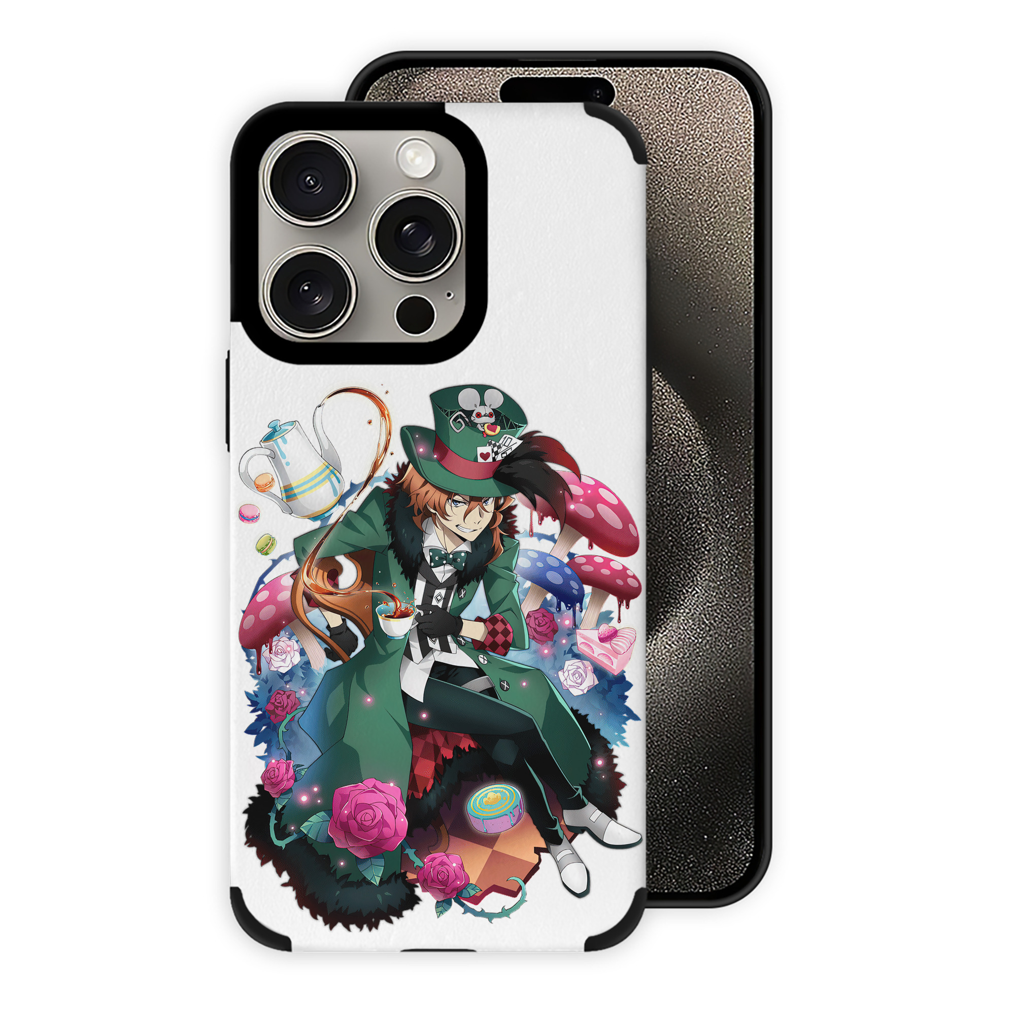 （画像用） 文豪ストレイドッグス Bungo Stray Dogs 【iPhone15ProMax対応】 PUレザー スマホケース 耐衝撃＆黄変防止
