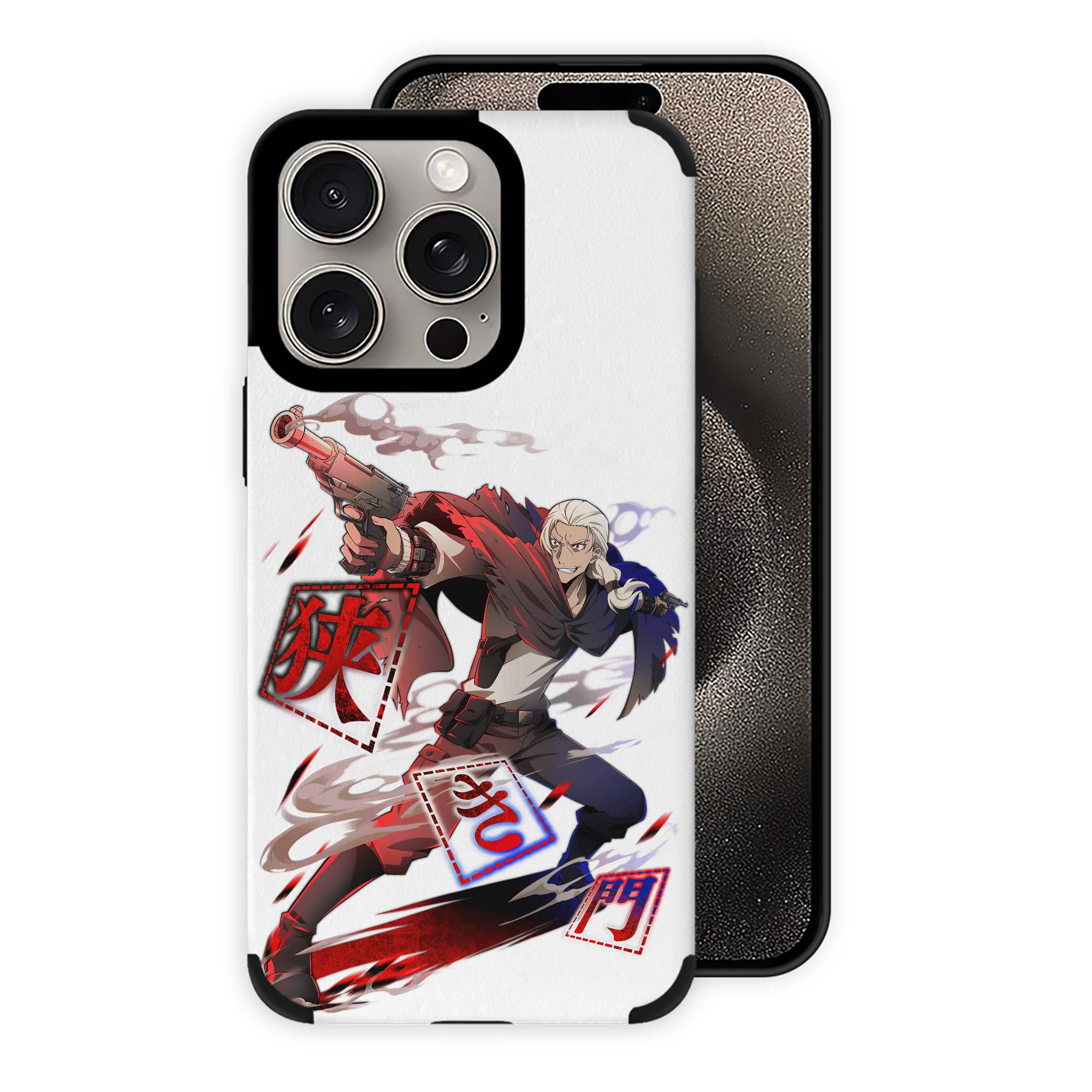 （画像用） 文豪ストレイドッグス Bungo Stray Dogs 【iPhone15ProMax対応】 PUレザー スマホケース 耐衝撃＆黄変防止