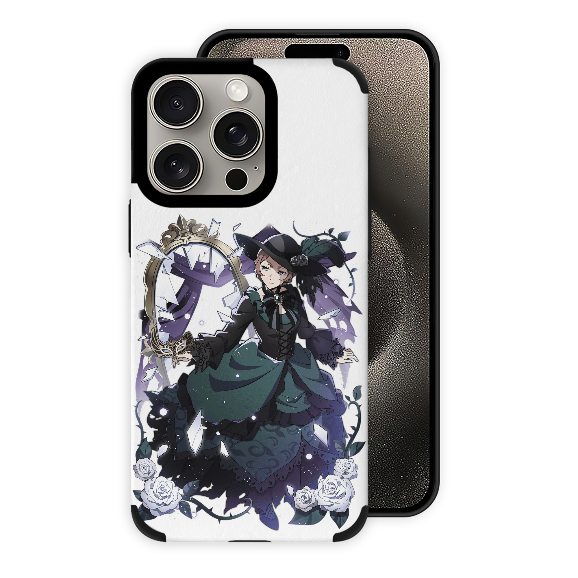 （画像用） 文豪ストレイドッグス Bungo Stray Dogs 【iPhone15ProMax対応】 PUレザー スマホケース 耐衝撃＆黄変防止