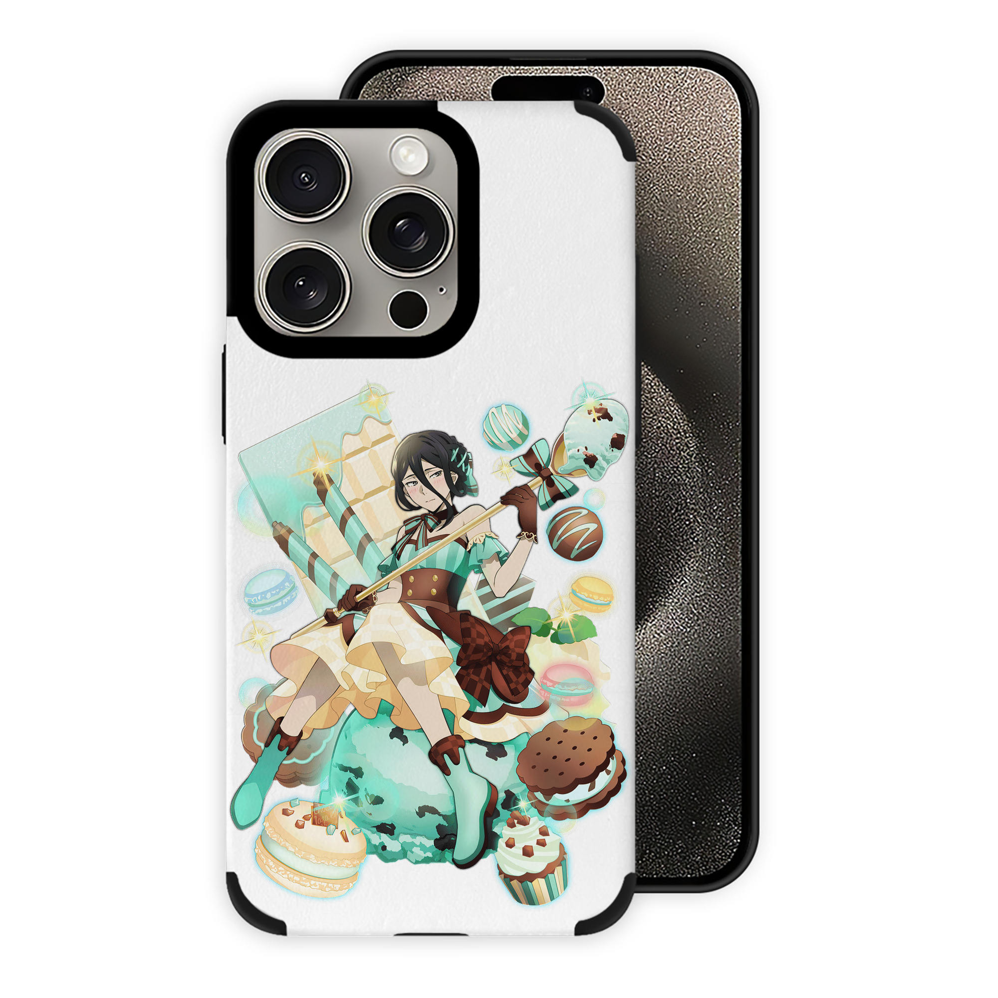 （画像用） 文豪ストレイドッグス Bungo Stray Dogs 【iPhone15ProMax対応】 PUレザー スマホケース 耐衝撃＆黄変防止