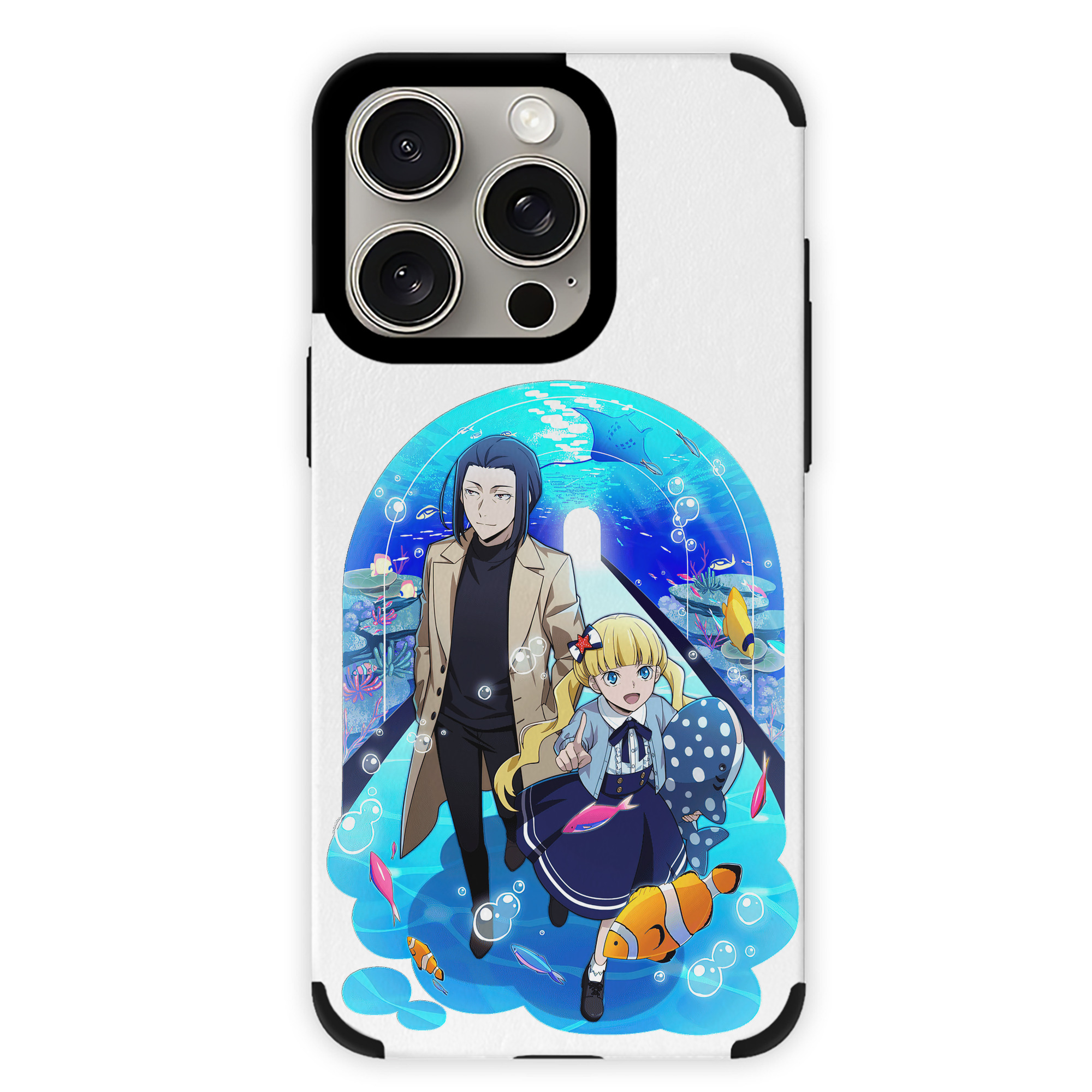 （画像用） 文豪ストレイドッグス Bungo Stray Dogs 【iPhone15ProMax対応】 PUレザー スマホケース 耐衝撃＆黄変防止