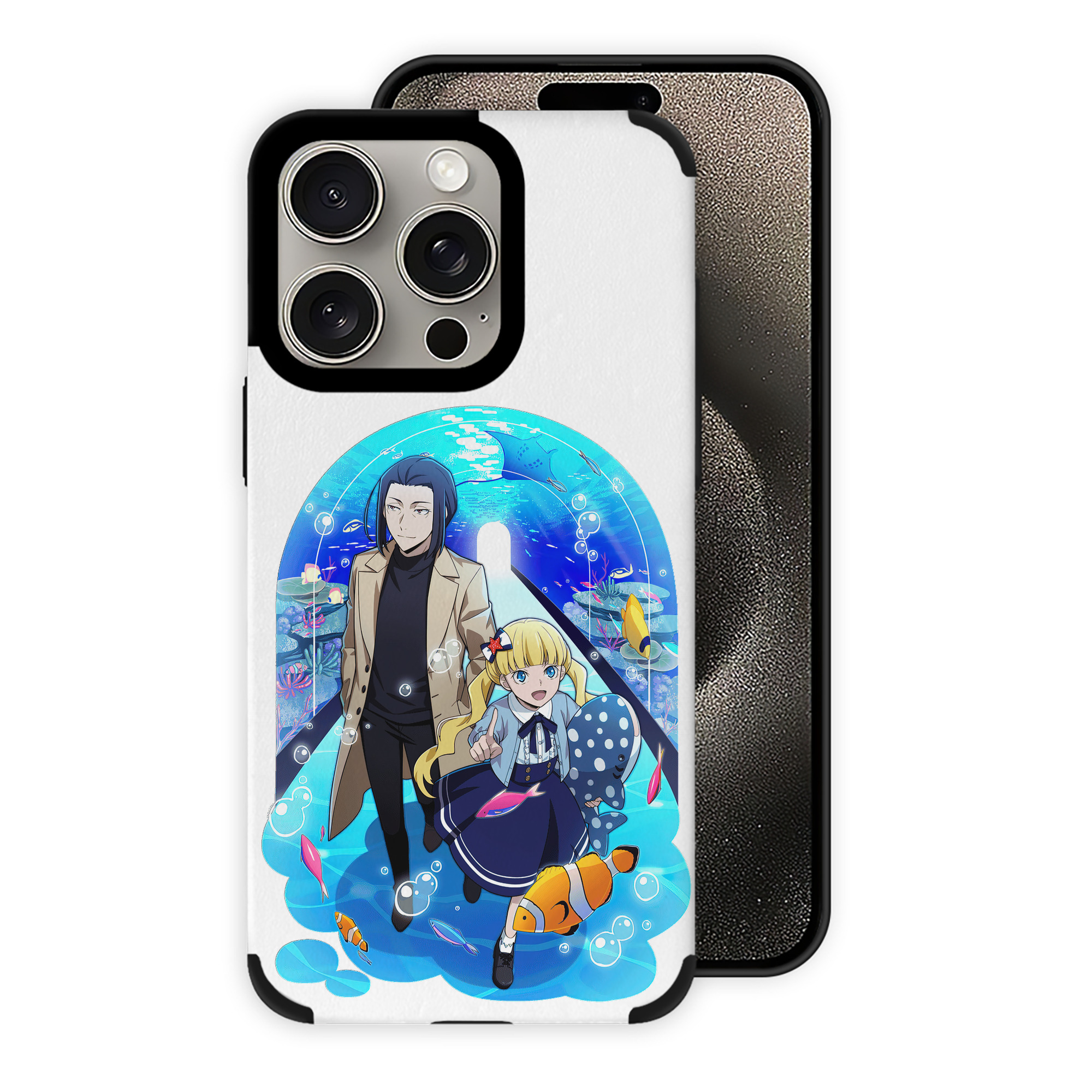 （画像用） 文豪ストレイドッグス Bungo Stray Dogs 【iPhone15ProMax対応】 PUレザー スマホケース 耐衝撃＆黄変防止