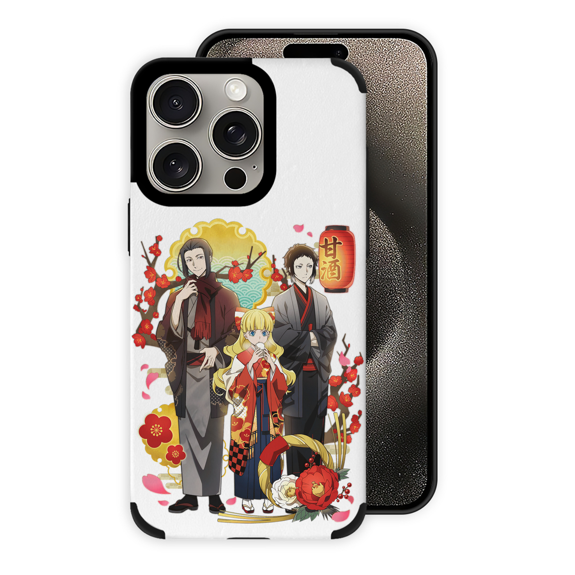 （画像用） 文豪ストレイドッグス Bungo Stray Dogs 【iPhone15ProMax対応】 PUレザー スマホケース 耐衝撃＆黄変防止