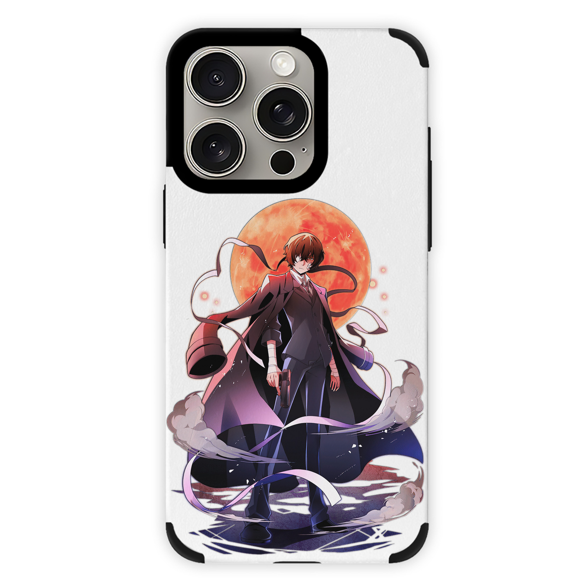 （画像用） 文豪ストレイドッグス Bungo Stray Dogs 【iPhone15ProMax対応】 PUレザー スマホケース 耐衝撃＆黄変防止