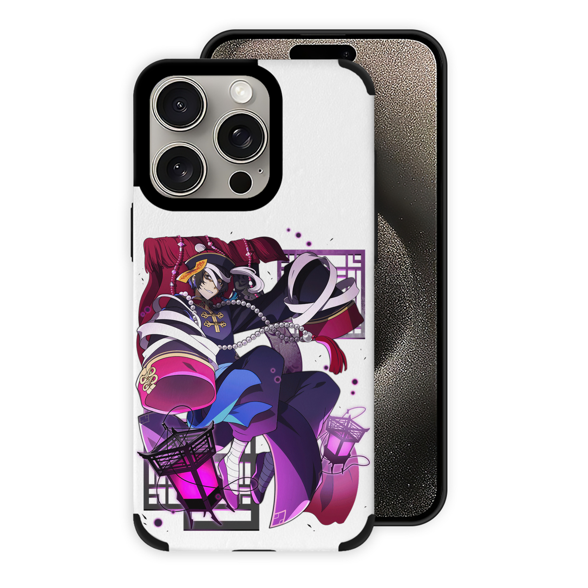 （画像用） 文豪ストレイドッグス Bungo Stray Dogs 【iPhone15ProMax対応】 PUレザー スマホケース 耐衝撃＆黄変防止