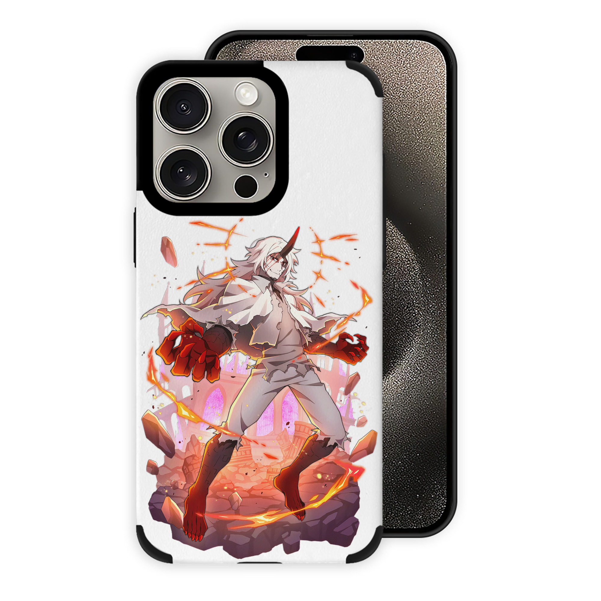 （画像用） 文豪ストレイドッグス Bungo Stray Dogs 【iPhone15ProMax対応】 PUレザー スマホケース 耐衝撃＆黄変防止