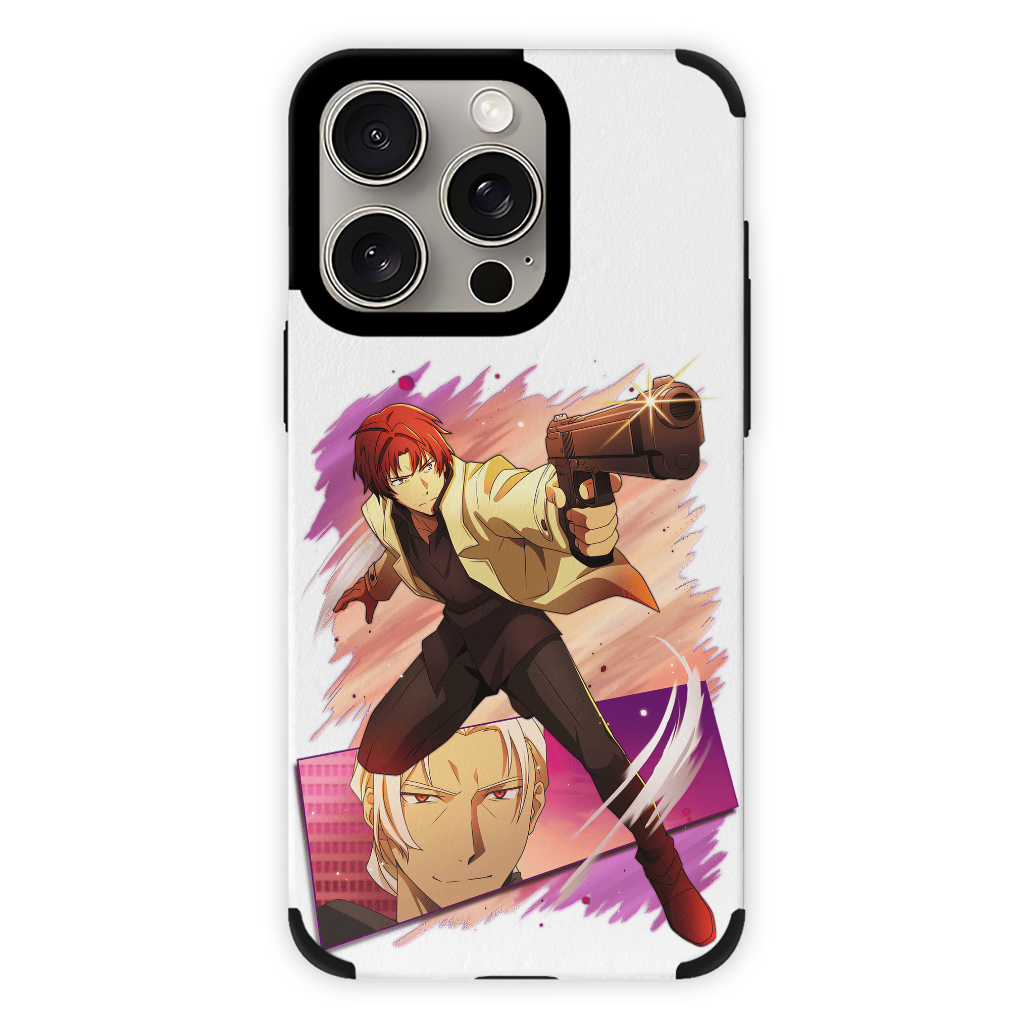 （画像用） 文豪ストレイドッグス Bungo Stray Dogs 【iPhone15ProMax対応】 PUレザー スマホケース 耐衝撃＆黄変防止