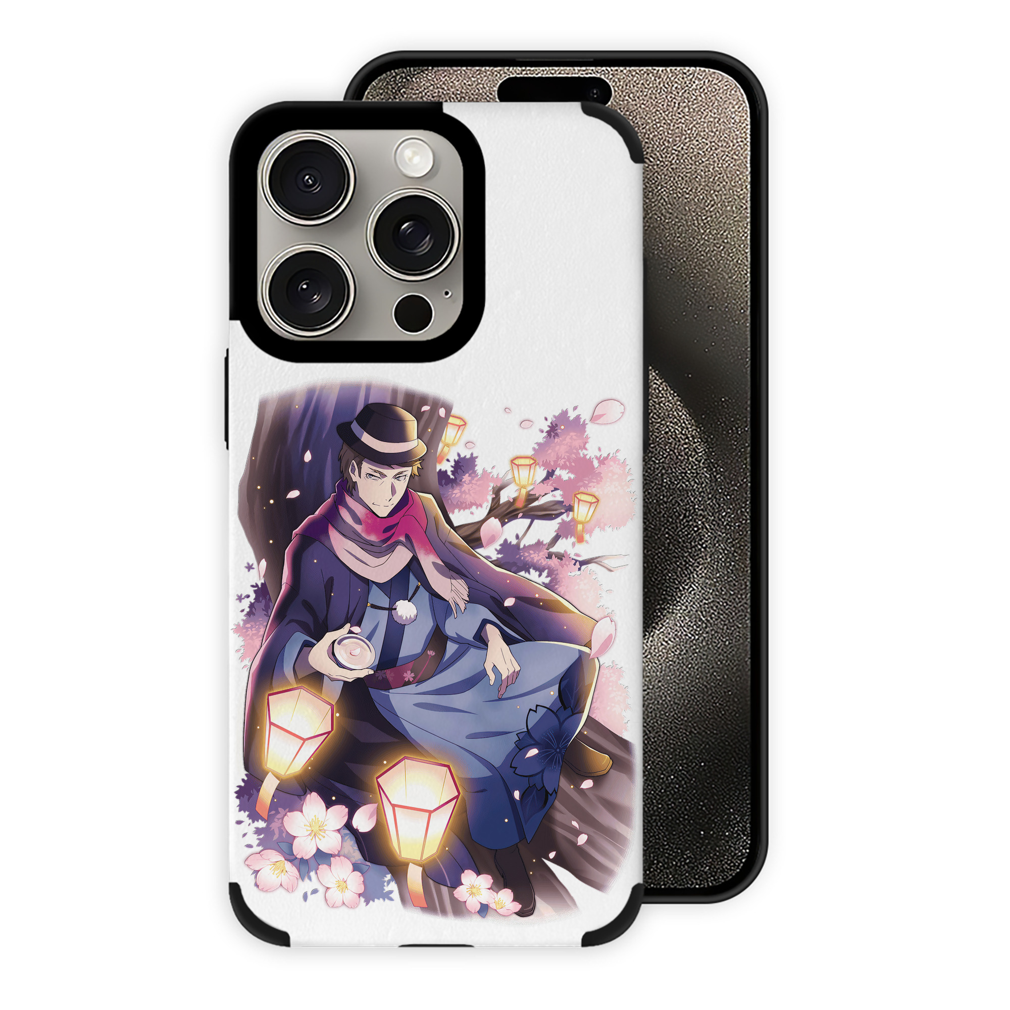 （画像用） 文豪ストレイドッグス Bungo Stray Dogs 【iPhone15ProMax対応】 PUレザー スマホケース 耐衝撃＆黄変防止