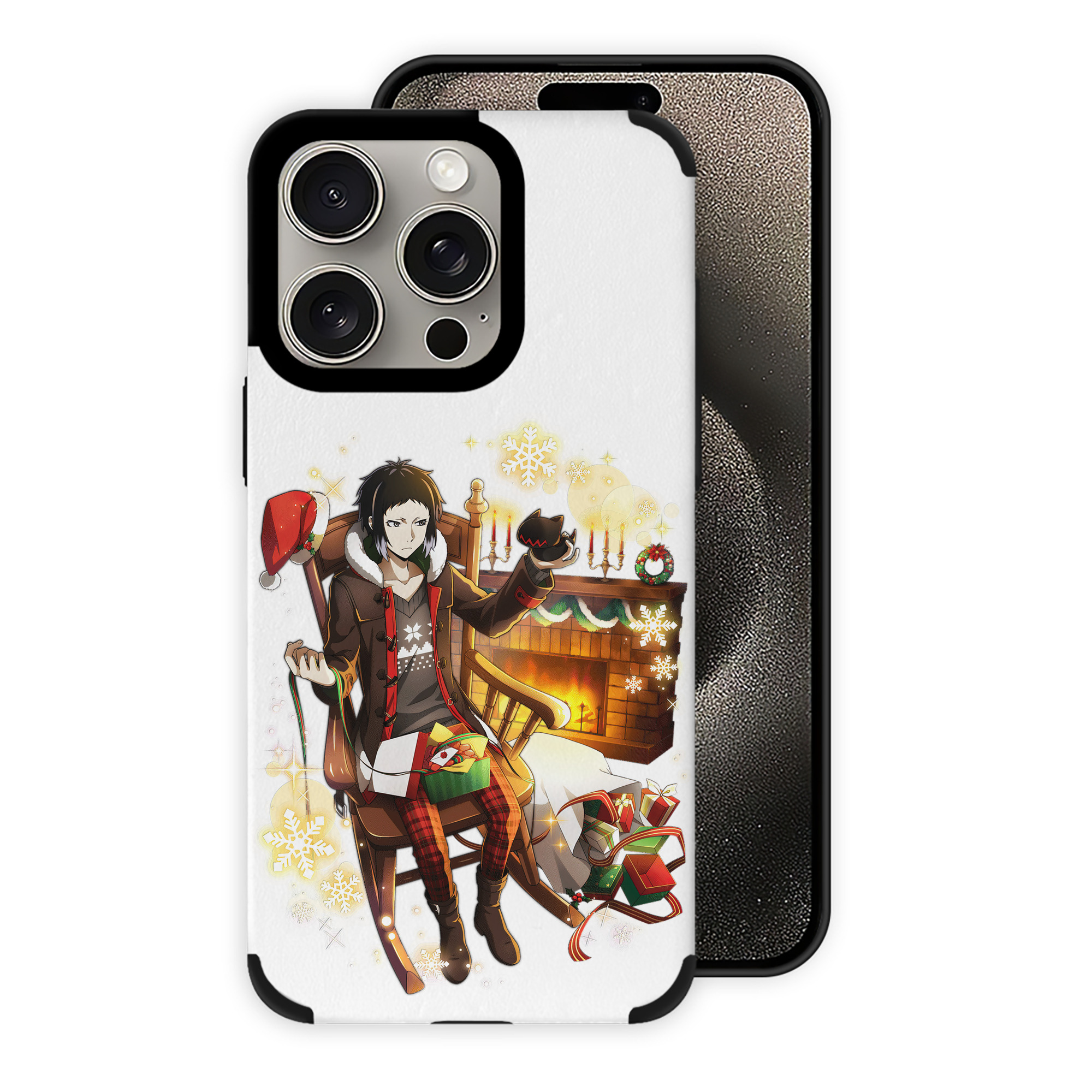 （画像用） 文豪ストレイドッグス Bungo Stray Dogs 【iPhone15ProMax対応】 PUレザー スマホケース 耐衝撃＆黄変防止