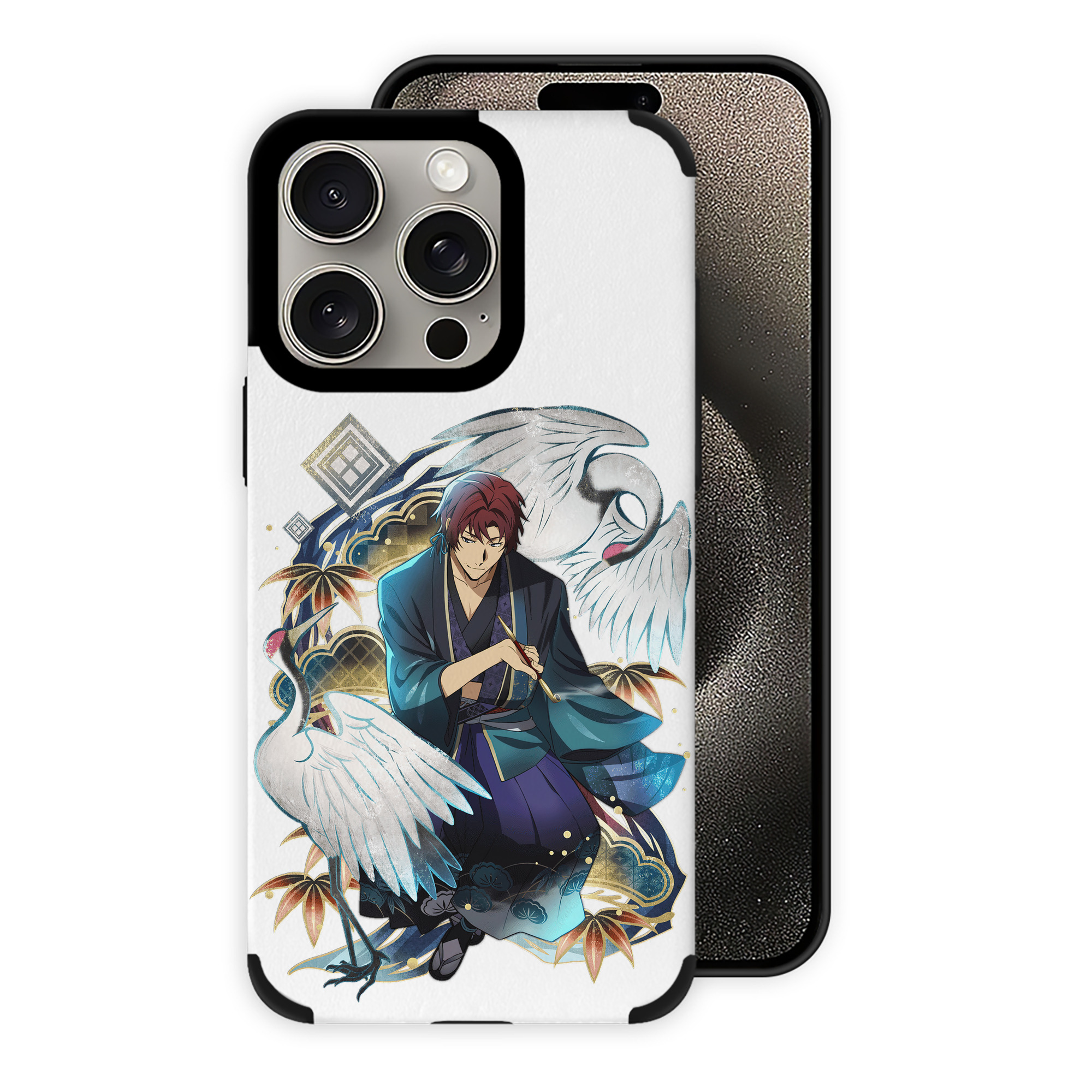 （画像用） 文豪ストレイドッグス Bungo Stray Dogs 【iPhone15ProMax対応】 PUレザー スマホケース 耐衝撃＆黄変防止