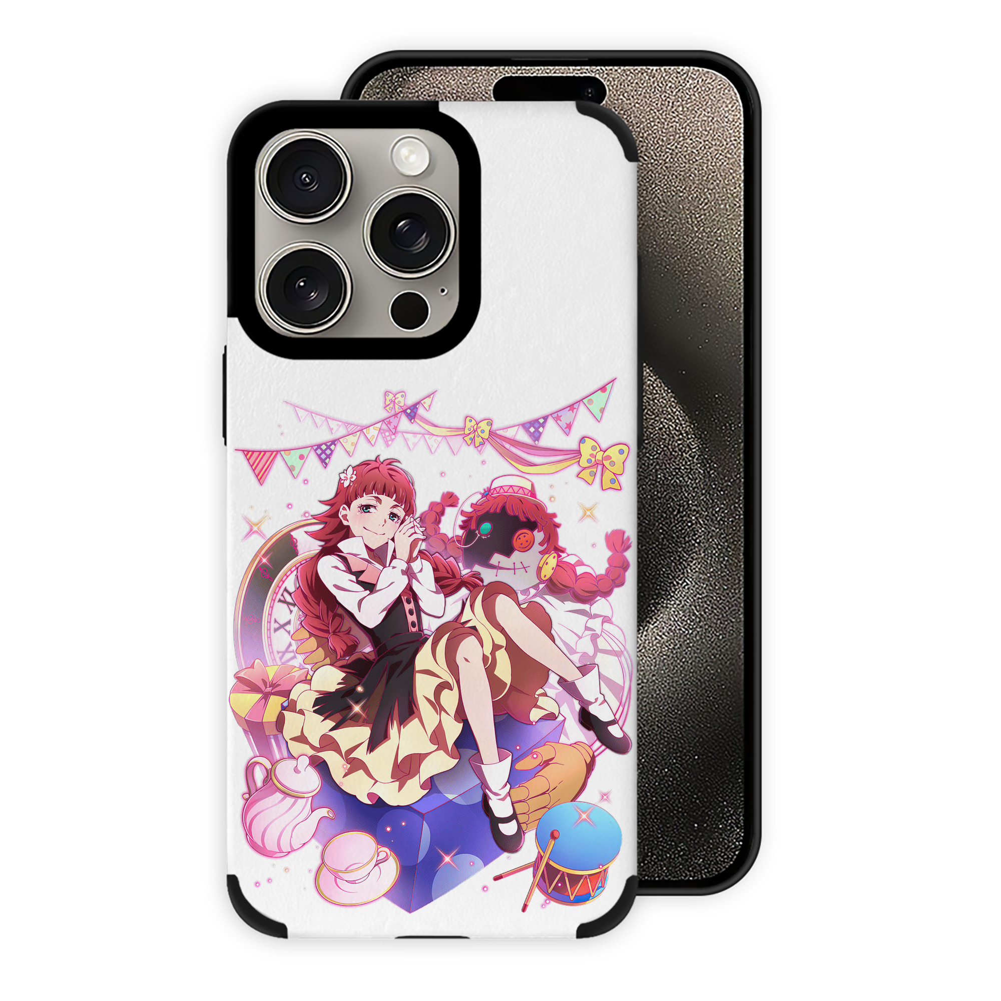 （画像用） 文豪ストレイドッグス Bungo Stray Dogs 【iPhone15ProMax対応】 PUレザー スマホケース 耐衝撃＆黄変防止
