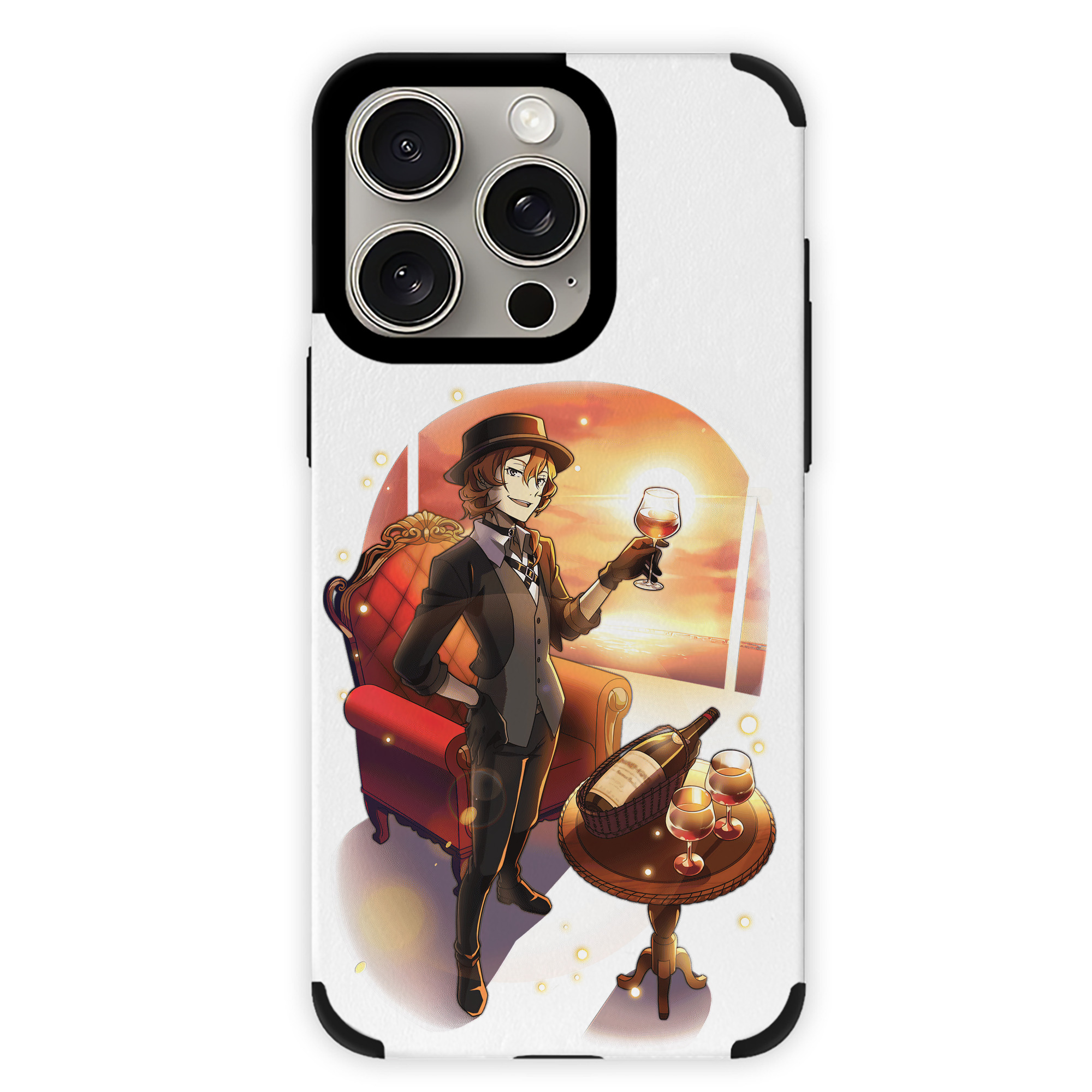 （画像用） 文豪ストレイドッグス Bungo Stray Dogs 【iPhone15ProMax対応】 PUレザー スマホケース 耐衝撃＆黄変防止