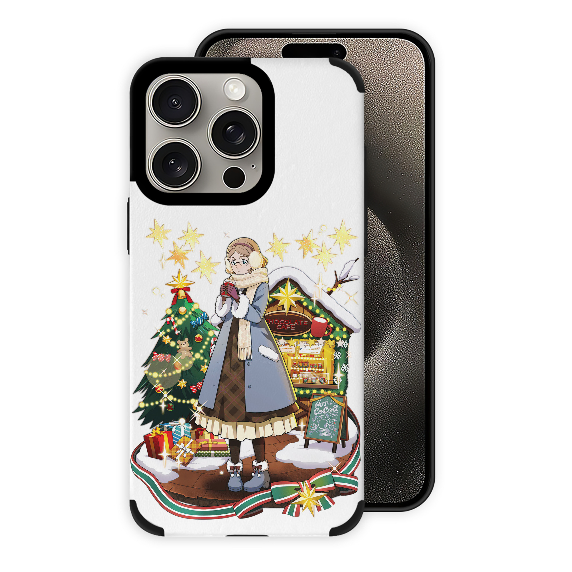 （画像用） 文豪ストレイドッグス Bungo Stray Dogs 【iPhone15ProMax対応】 PUレザー スマホケース 耐衝撃＆黄変防止