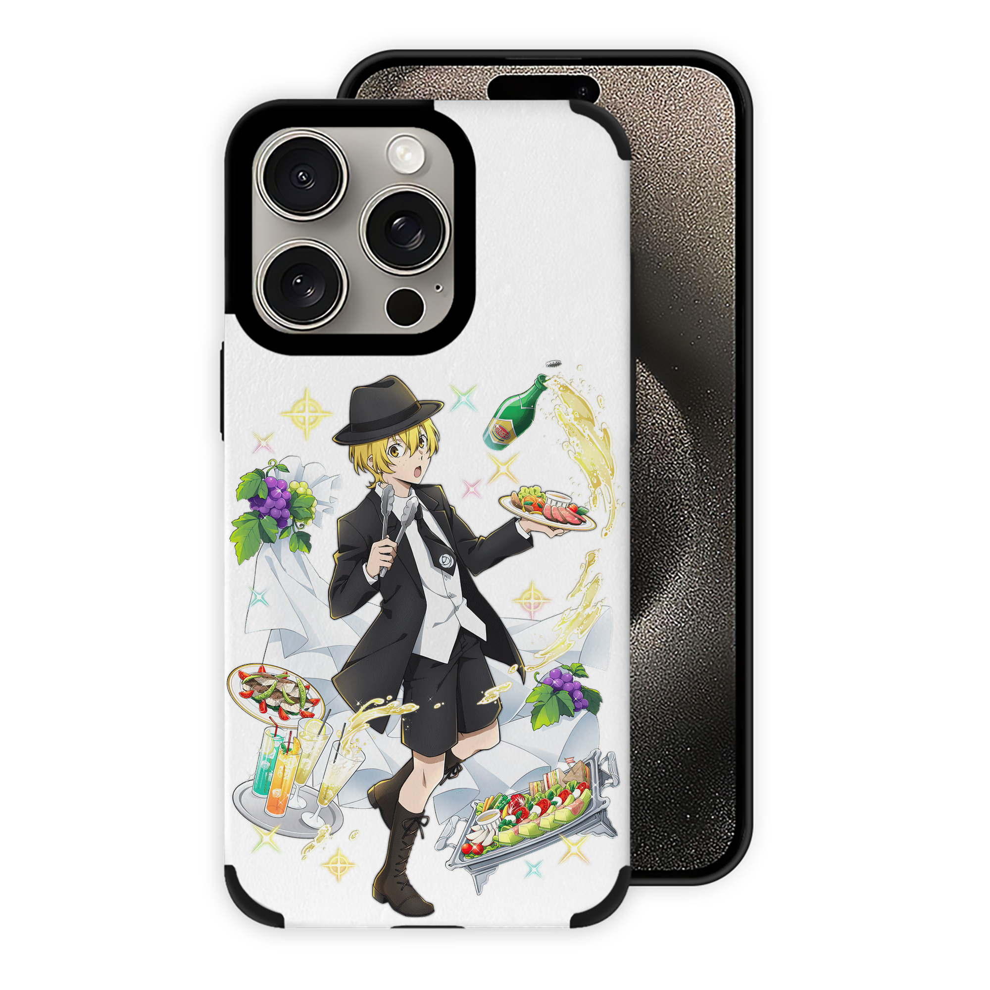 （画像用） 文豪ストレイドッグス Bungo Stray Dogs 【iPhone15ProMax対応】 PUレザー スマホケース 耐衝撃＆黄変防止