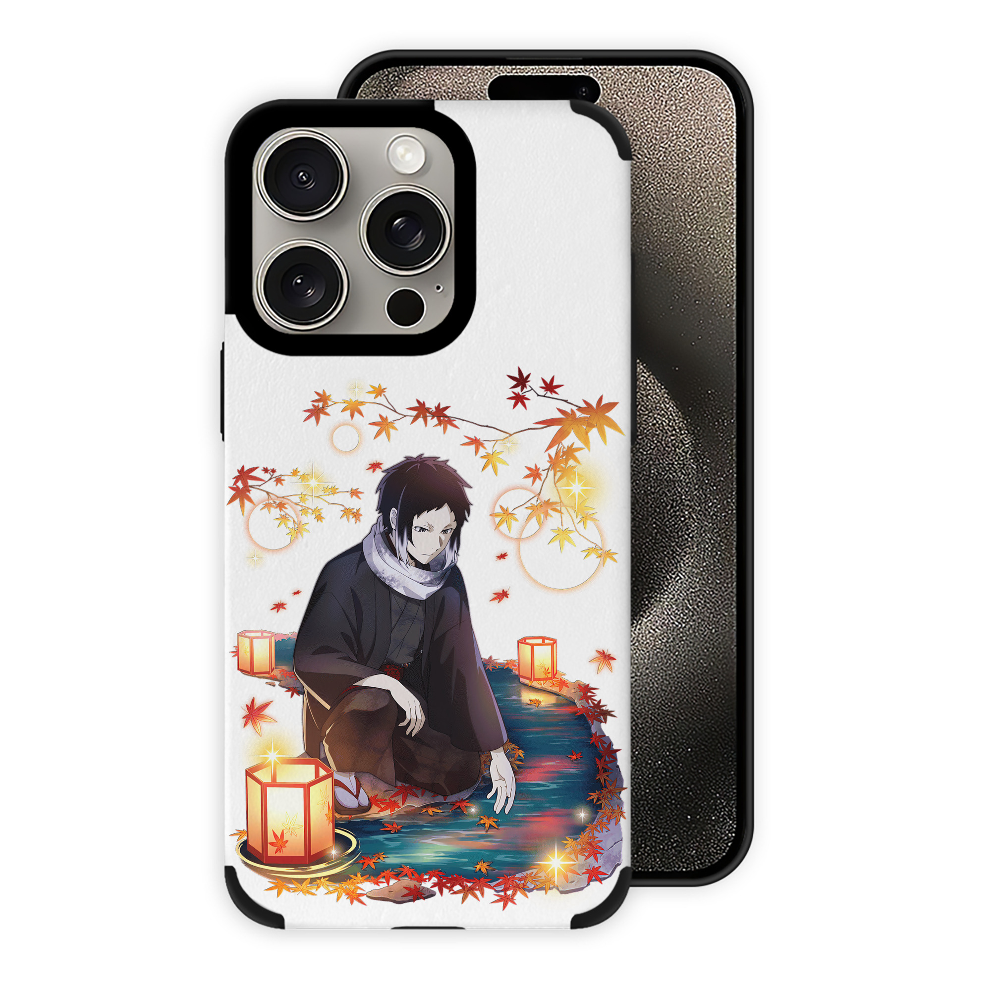 （画像用） 文豪ストレイドッグス Bungo Stray Dogs 【iPhone15ProMax対応】 PUレザー スマホケース 耐衝撃＆黄変防止