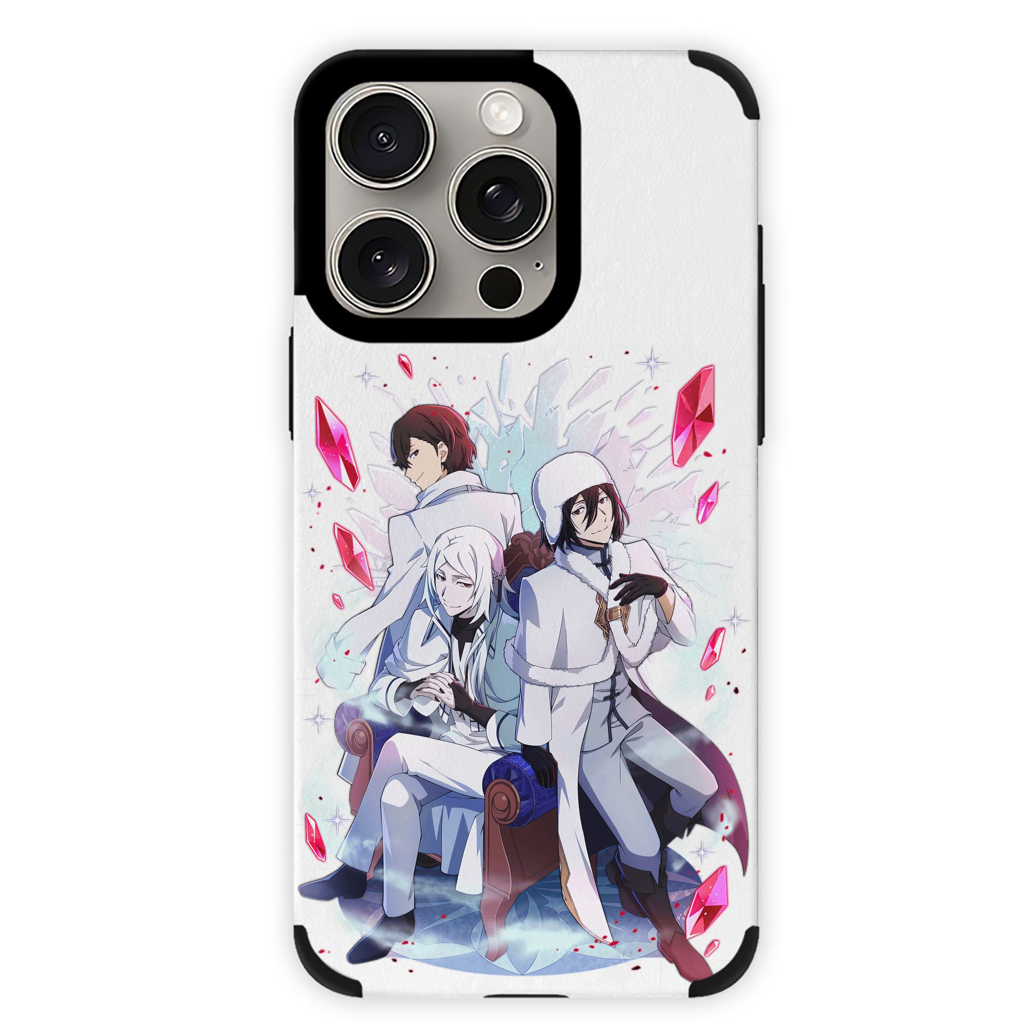 （画像用） 文豪ストレイドッグス Bungo Stray Dogs 【iPhone15ProMax対応】 PUレザー スマホケース 耐衝撃＆黄変防止