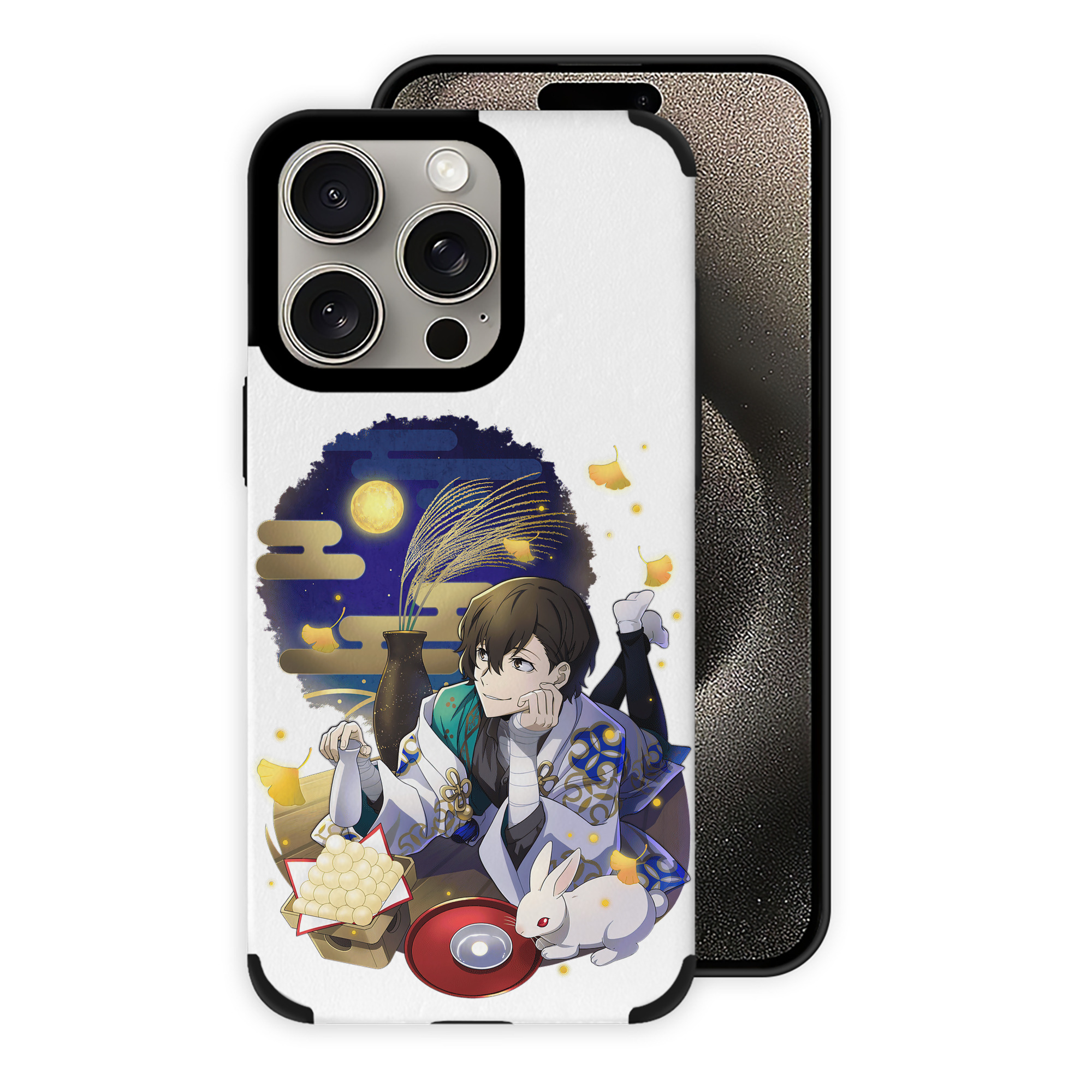 （画像用） 文豪ストレイドッグス Bungo Stray Dogs 【iPhone15ProMax対応】 PUレザー スマホケース 耐衝撃＆黄変防止