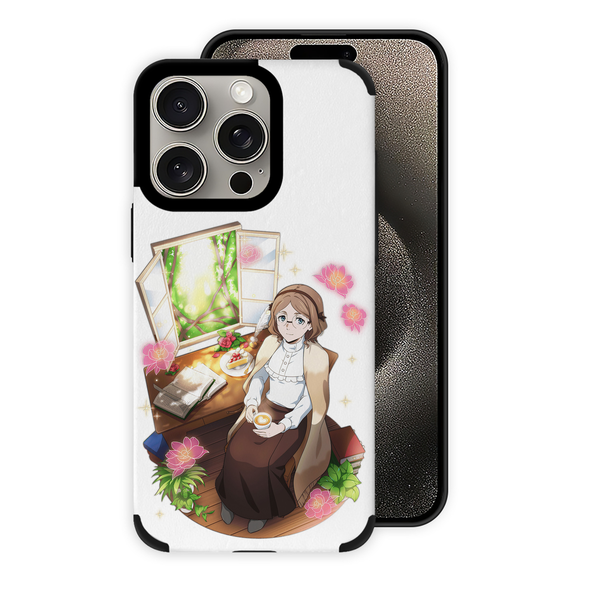 （画像用） 文豪ストレイドッグス Bungo Stray Dogs 【iPhone15ProMax対応】 PUレザー スマホケース 耐衝撃＆黄変防止