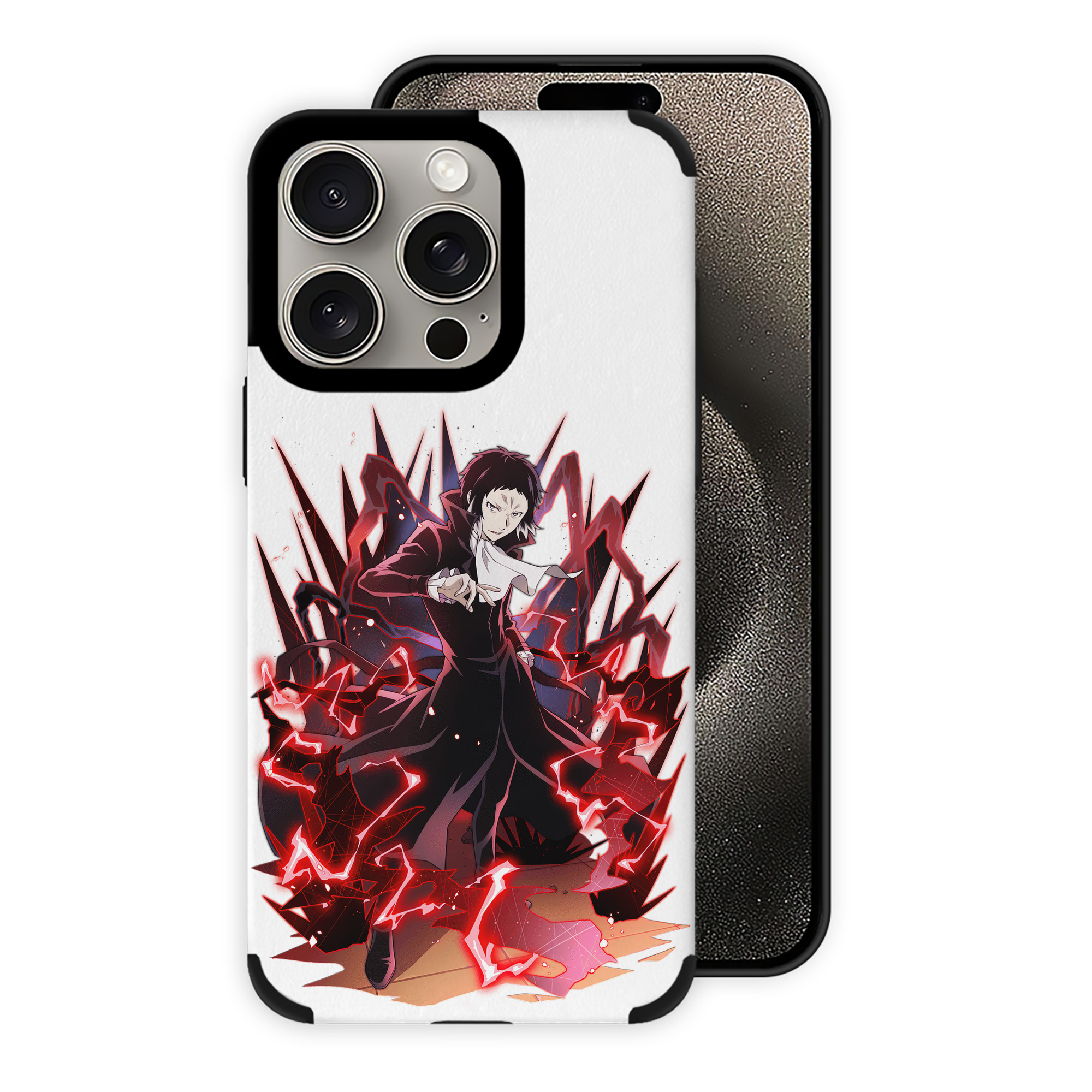 （画像用） 文豪ストレイドッグス Bungo Stray Dogs 【iPhone15ProMax対応】 PUレザー スマホケース 耐衝撃＆黄変防止