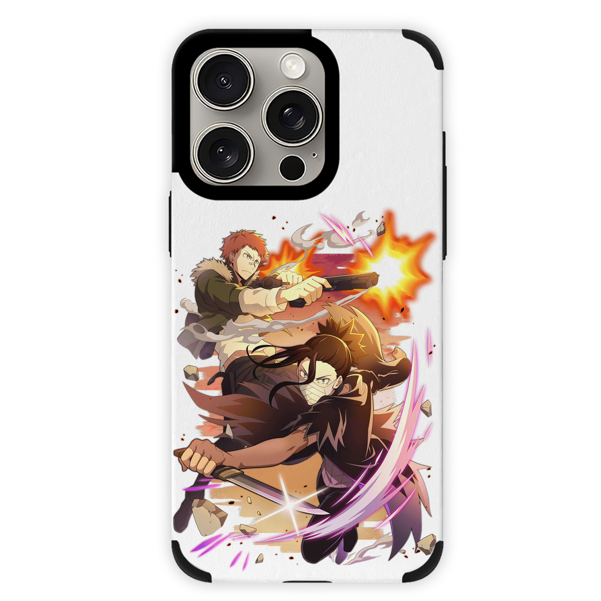 （画像用） 文豪ストレイドッグス Bungo Stray Dogs 【iPhone15ProMax対応】 PUレザー スマホケース 耐衝撃＆黄変防止