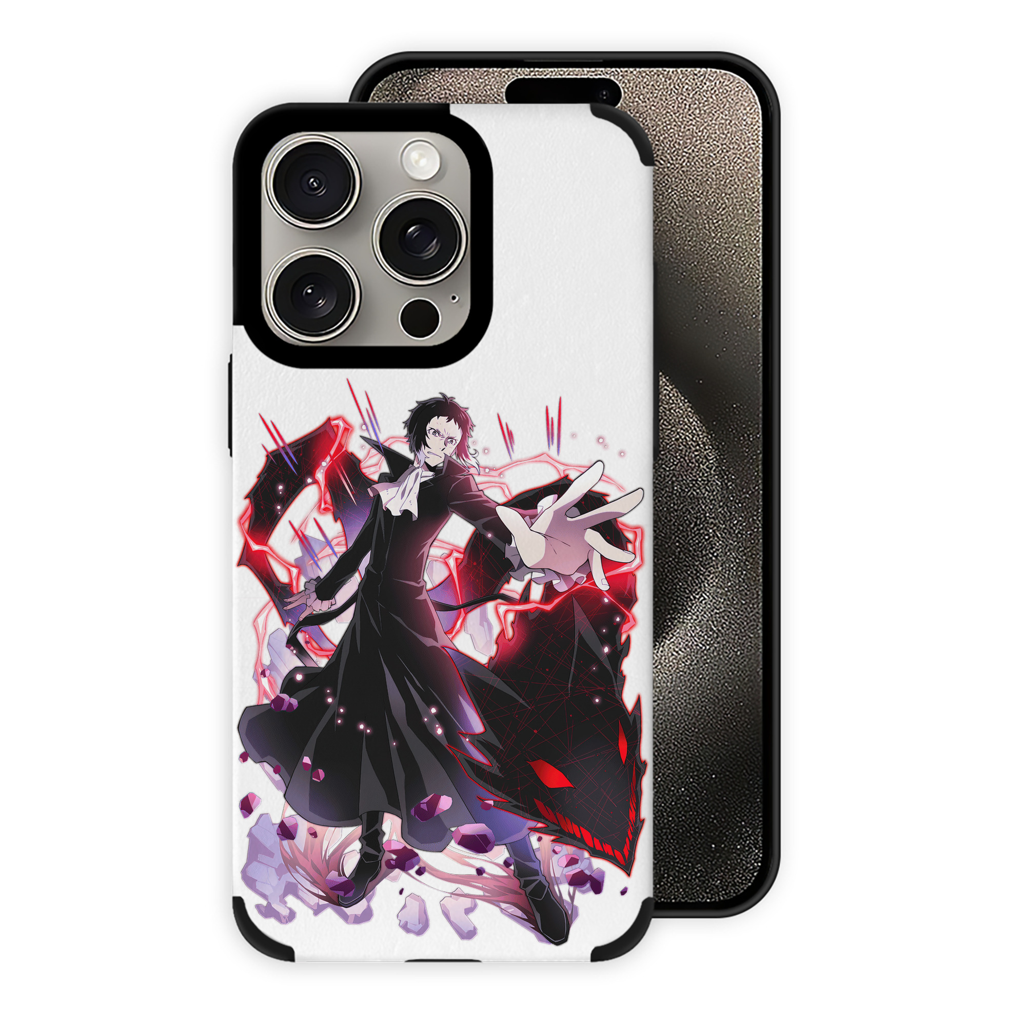 （画像用） 文豪ストレイドッグス Bungo Stray Dogs 【iPhone15ProMax対応】 PUレザー スマホケース 耐衝撃＆黄変防止