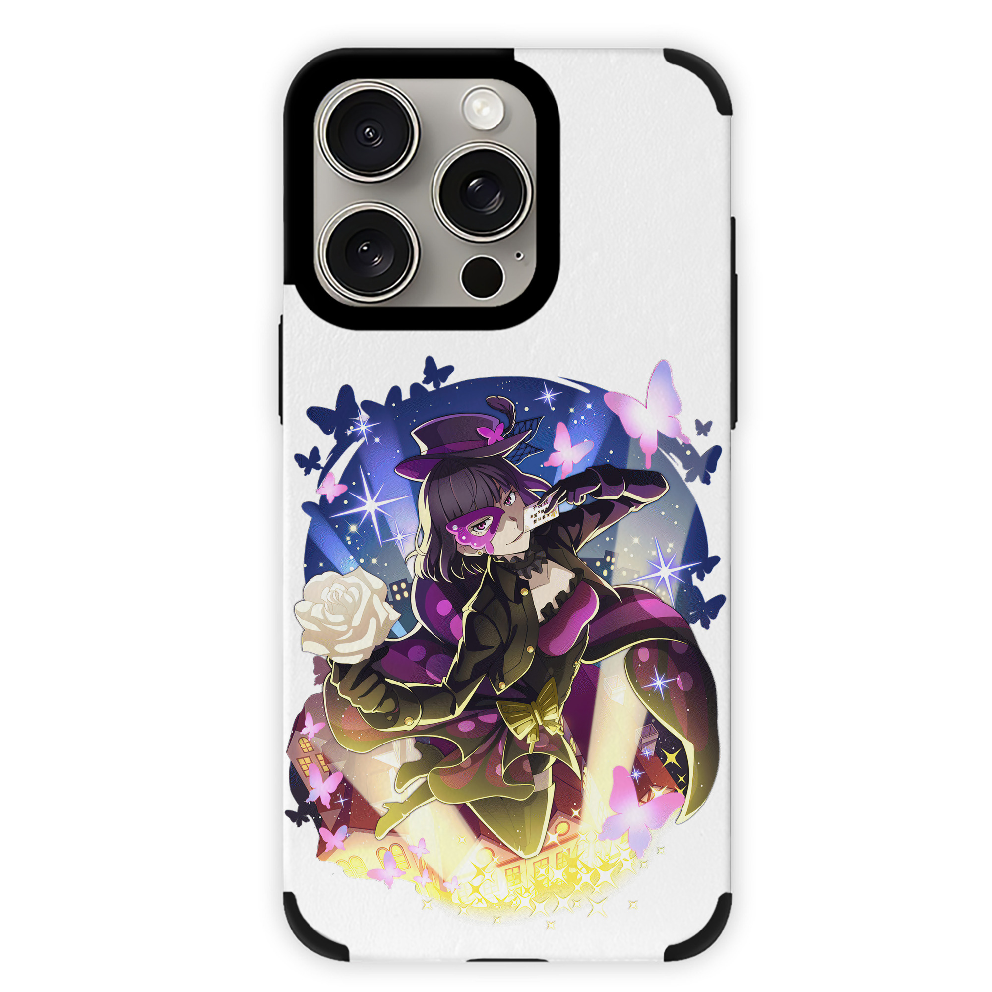 （画像用） 文豪ストレイドッグス Bungo Stray Dogs 【iPhone15ProMax対応】 PUレザー スマホケース 耐衝撃＆黄変防止