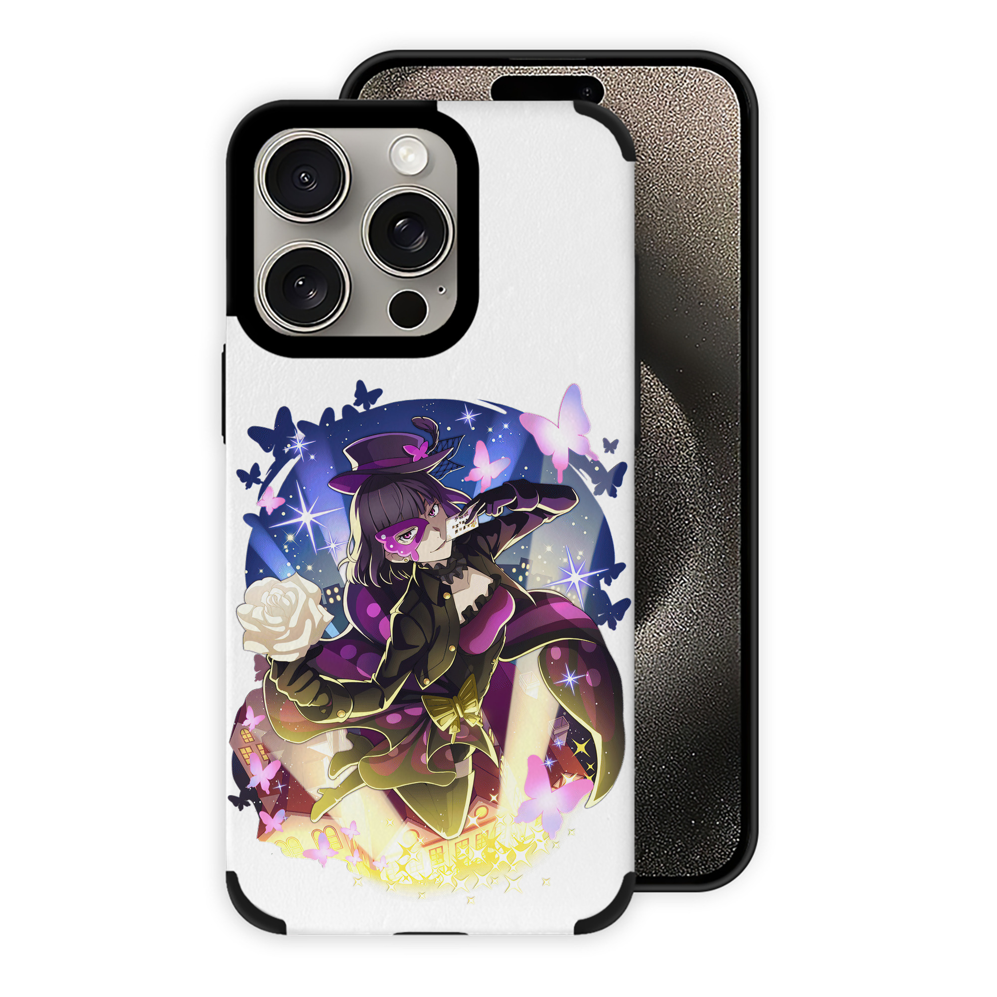 （画像用） 文豪ストレイドッグス Bungo Stray Dogs 【iPhone15ProMax対応】 PUレザー スマホケース 耐衝撃＆黄変防止