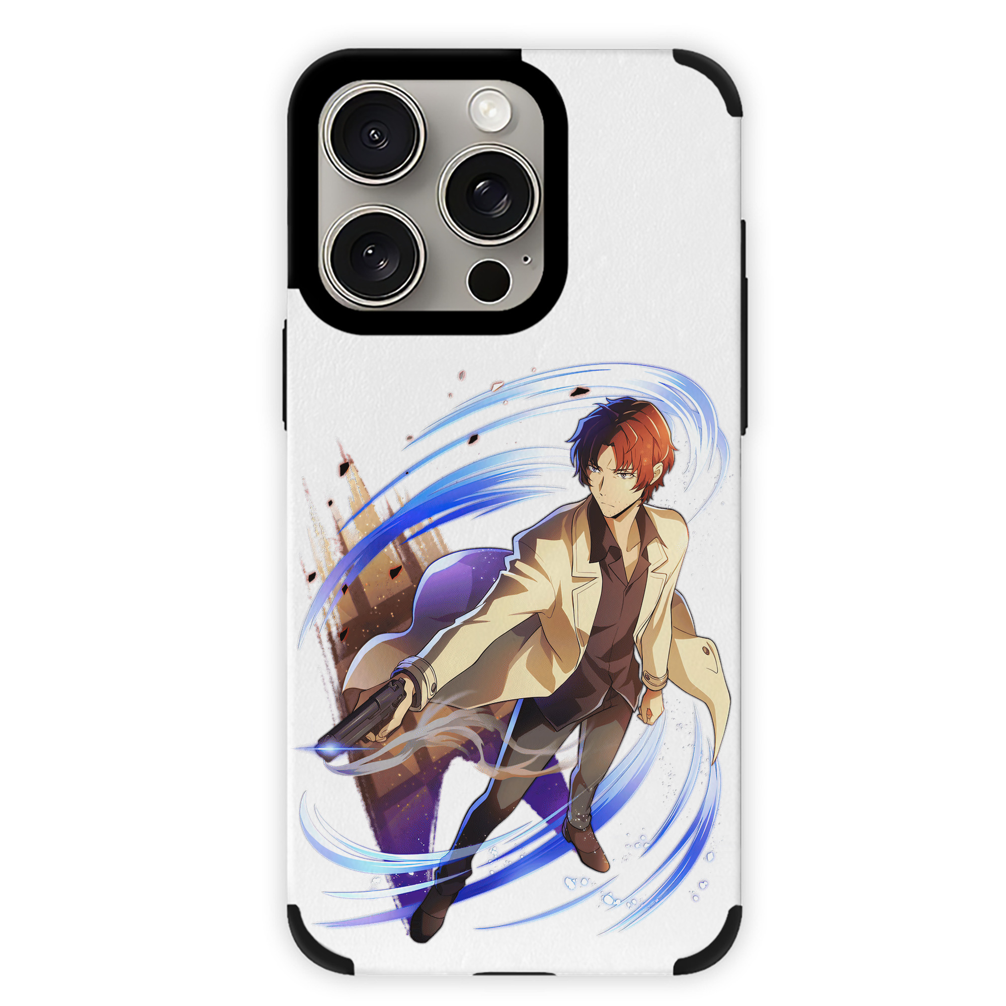 （画像用） 文豪ストレイドッグス Bungo Stray Dogs 【iPhone15ProMax対応】 PUレザー スマホケース 耐衝撃＆黄変防止