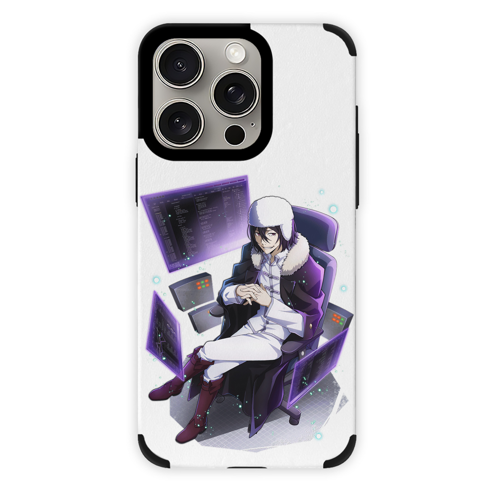 （画像用） 文豪ストレイドッグス Bungo Stray Dogs 【iPhone15ProMax対応】 PUレザー スマホケース 耐衝撃＆黄変防止