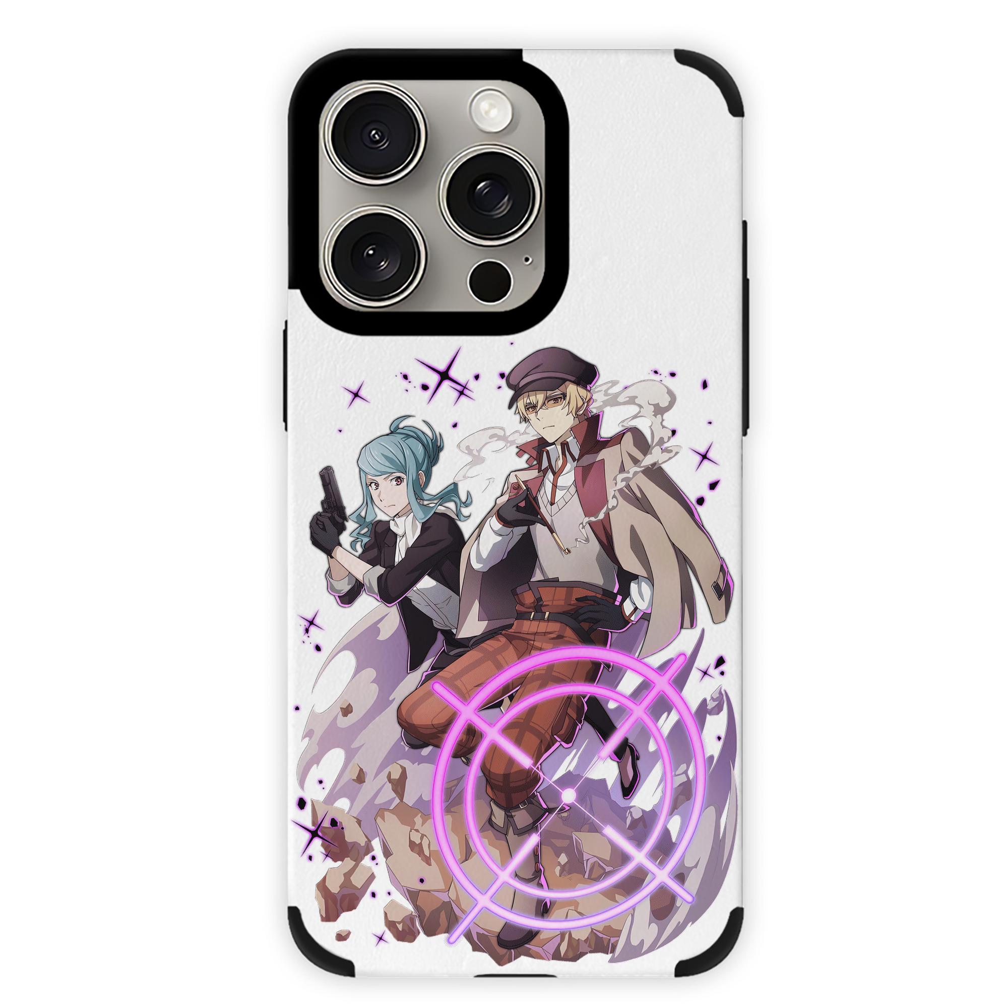 （画像用） 文豪ストレイドッグス Bungo Stray Dogs 【iPhone15ProMax対応】 PUレザー スマホケース 耐衝撃＆黄変防止