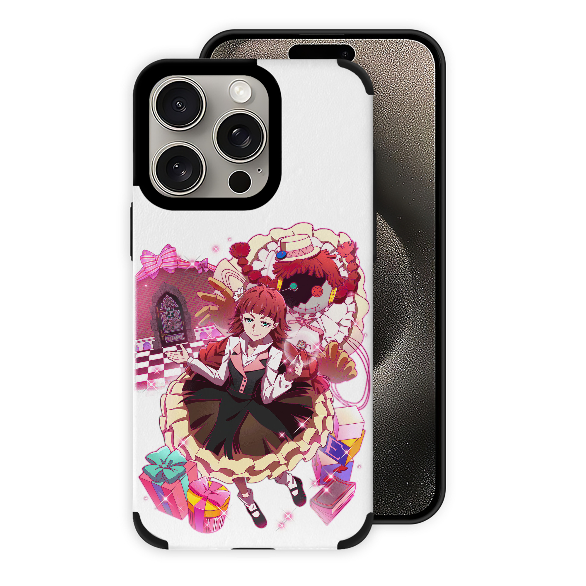 （画像用） 文豪ストレイドッグス Bungo Stray Dogs 【iPhone15ProMax対応】 PUレザー スマホケース 耐衝撃＆黄変防止