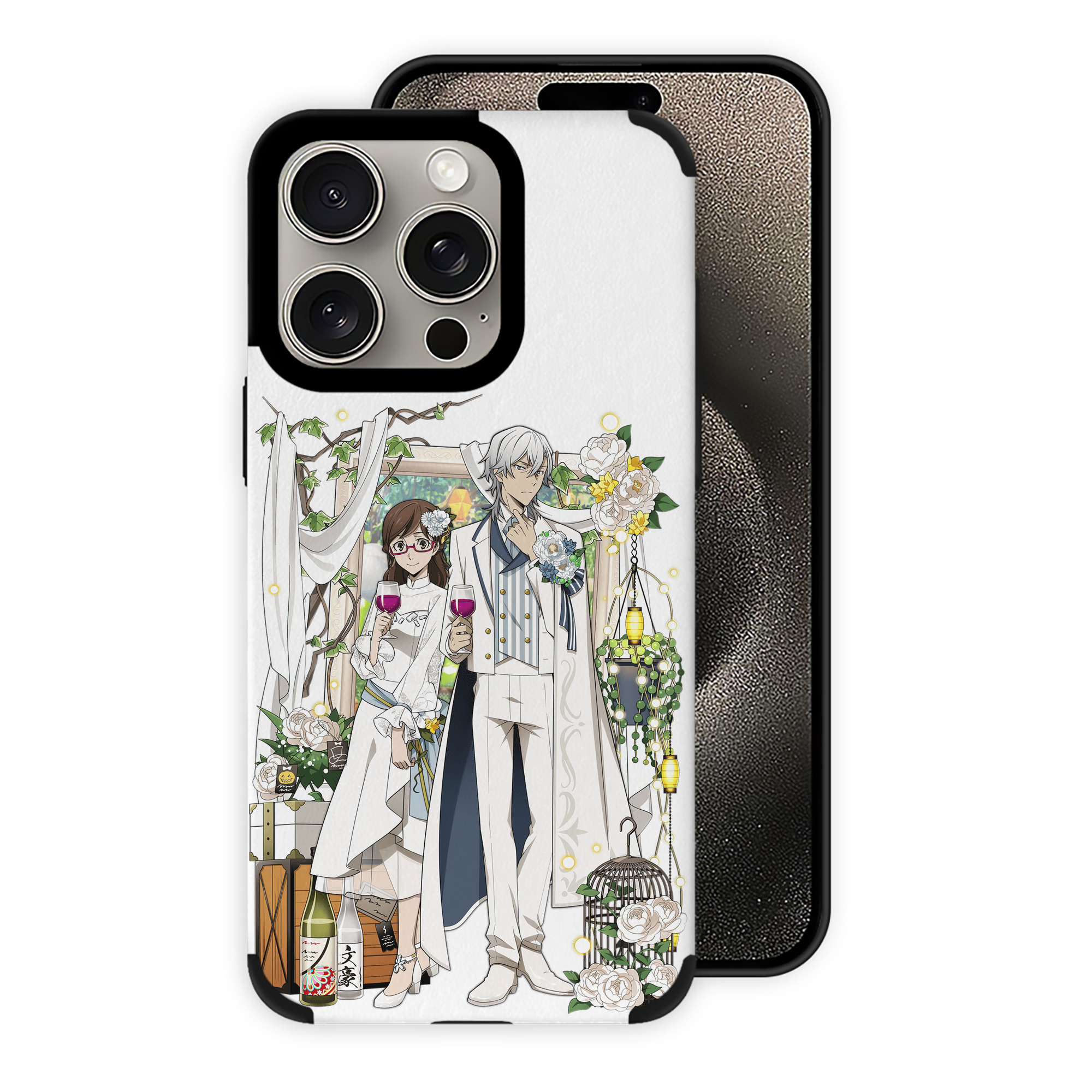 （画像用） 文豪ストレイドッグス Bungo Stray Dogs 【iPhone15ProMax対応】 PUレザー スマホケース 耐衝撃＆黄変防止
