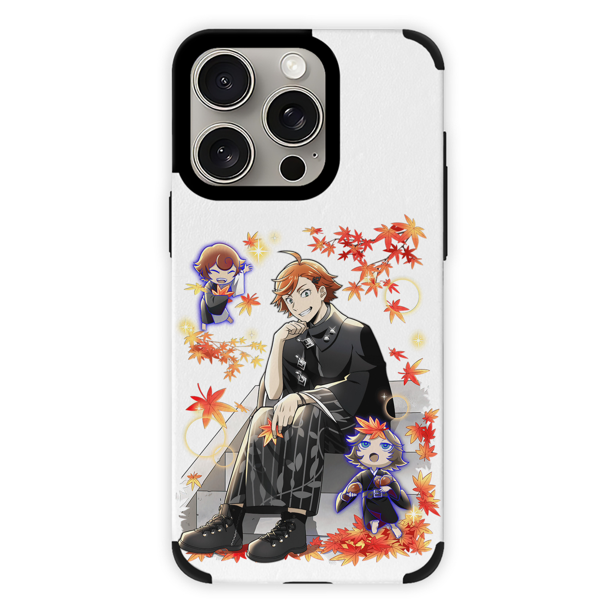 （画像用） 文豪ストレイドッグス Bungo Stray Dogs 【iPhone15ProMax対応】 PUレザー スマホケース 耐衝撃＆黄変防止