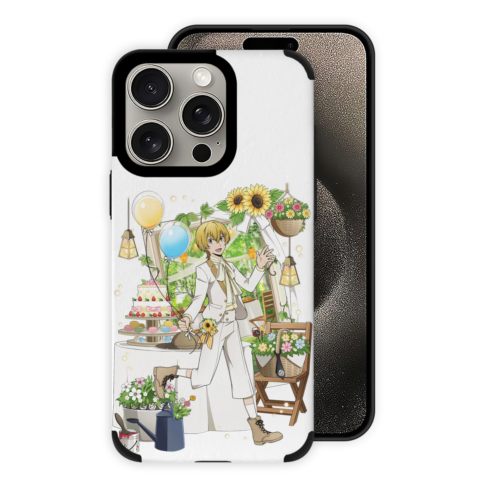 （画像用） 文豪ストレイドッグス Bungo Stray Dogs 【iPhone15ProMax対応】 PUレザー スマホケース 耐衝撃＆黄変防止