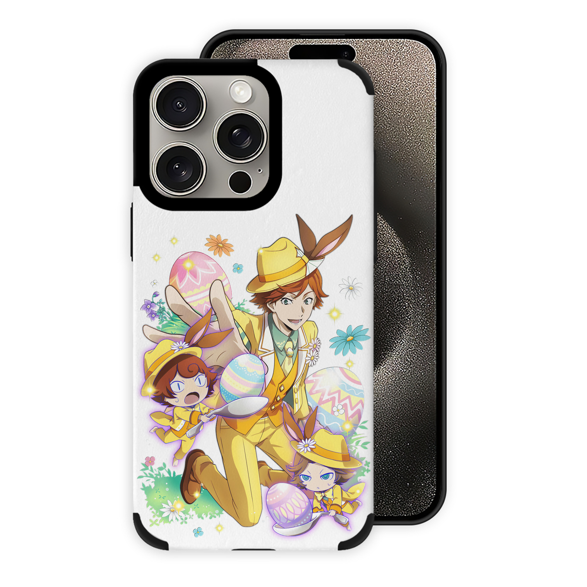 （画像用） 文豪ストレイドッグス Bungo Stray Dogs 【iPhone15ProMax対応】 PUレザー スマホケース 耐衝撃＆黄変防止