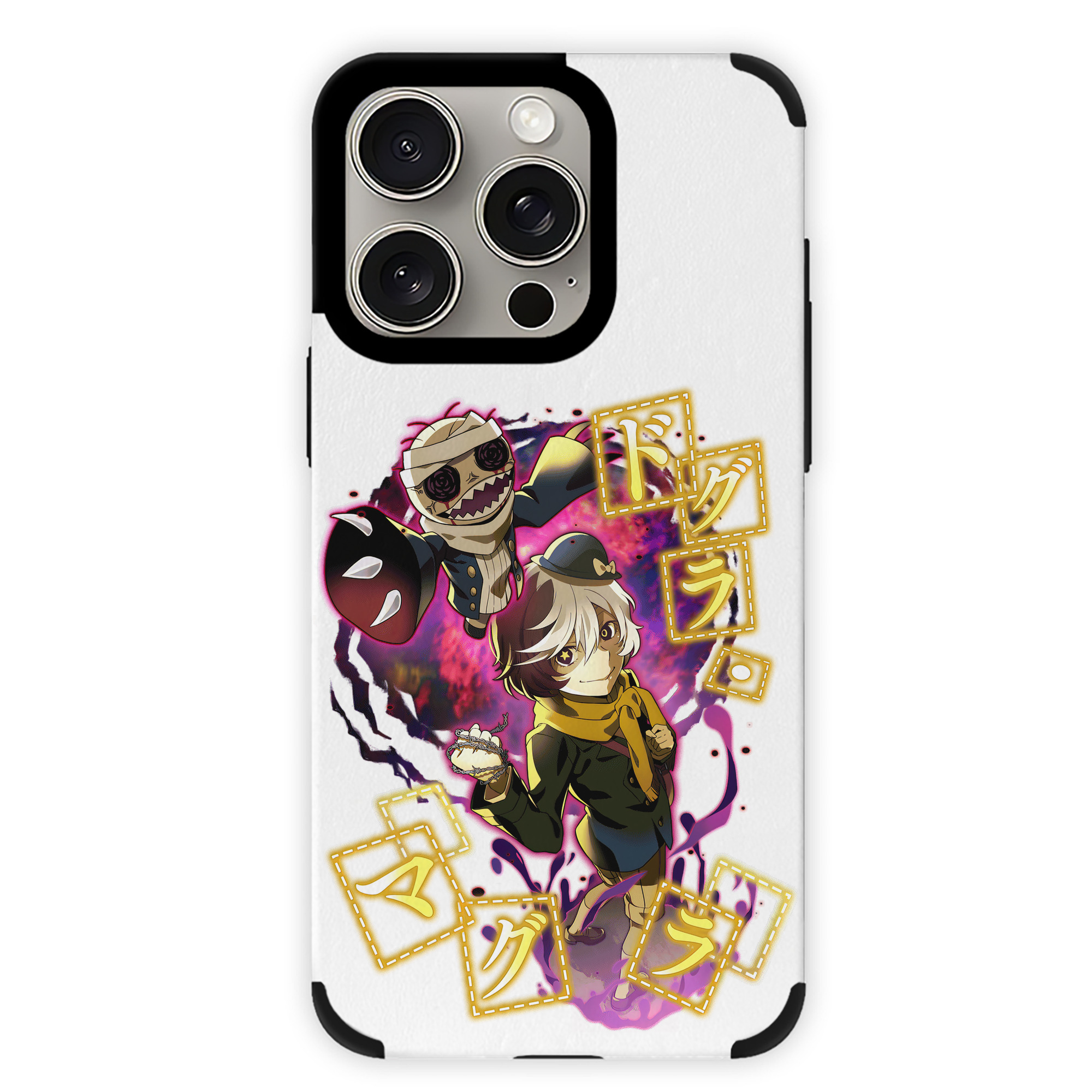 （画像用） 文豪ストレイドッグス Bungo Stray Dogs 【iPhone15ProMax対応】 PUレザー スマホケース 耐衝撃＆黄変防止