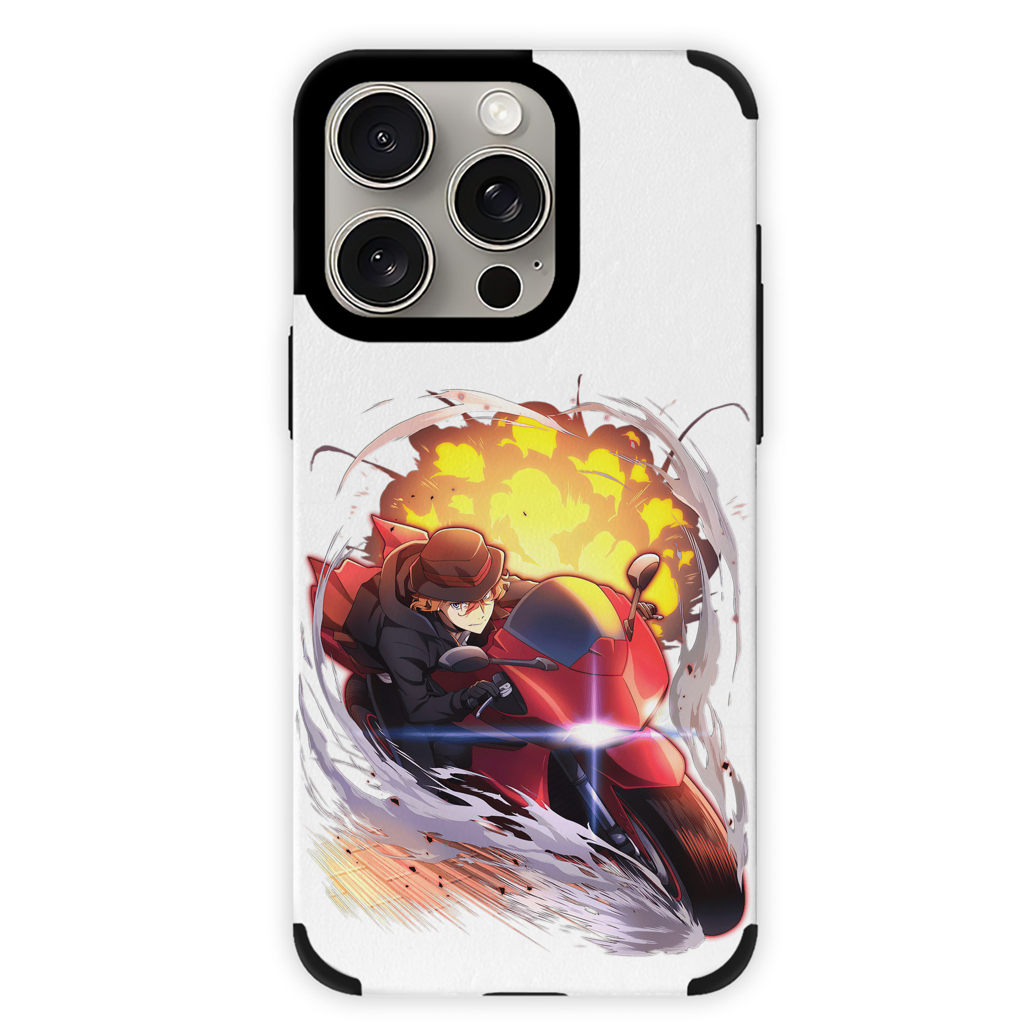 （画像用） 文豪ストレイドッグス Bungo Stray Dogs 【iPhone15ProMax対応】 PUレザー スマホケース 耐衝撃＆黄変防止