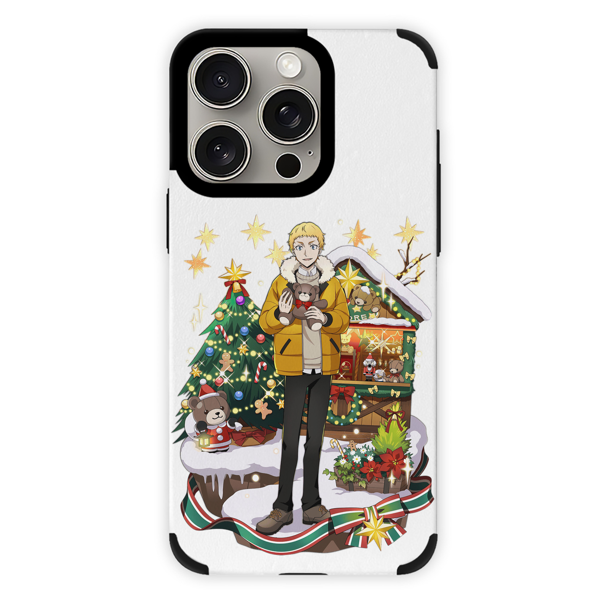 （画像用） 文豪ストレイドッグス Bungo Stray Dogs 【iPhone15ProMax対応】 PUレザー スマホケース 耐衝撃＆黄変防止