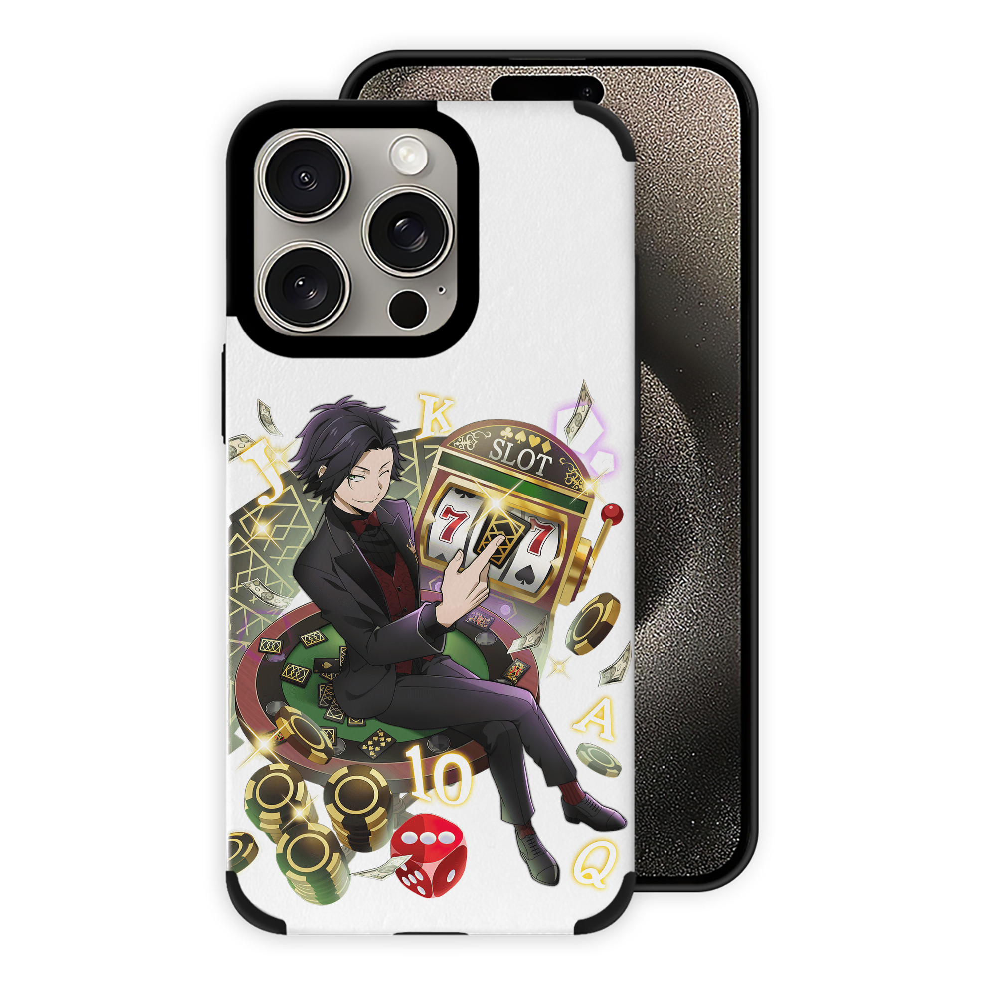 （画像用） 文豪ストレイドッグス Bungo Stray Dogs 【iPhone15ProMax対応】 PUレザー スマホケース 耐衝撃＆黄変防止